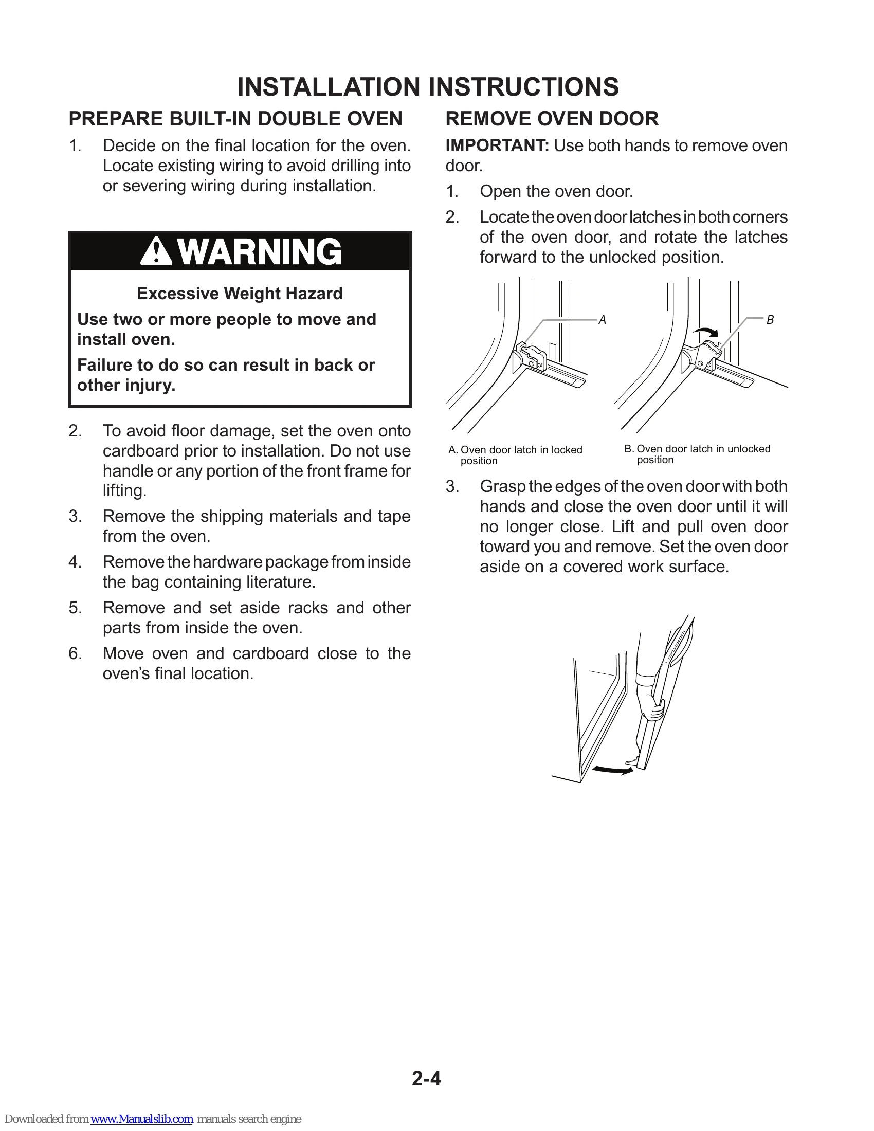 Manual for KEBK276S*, KEBK206S*, KEBS277S*, KEBS207S*, KEBS278S*, KEBS208S*