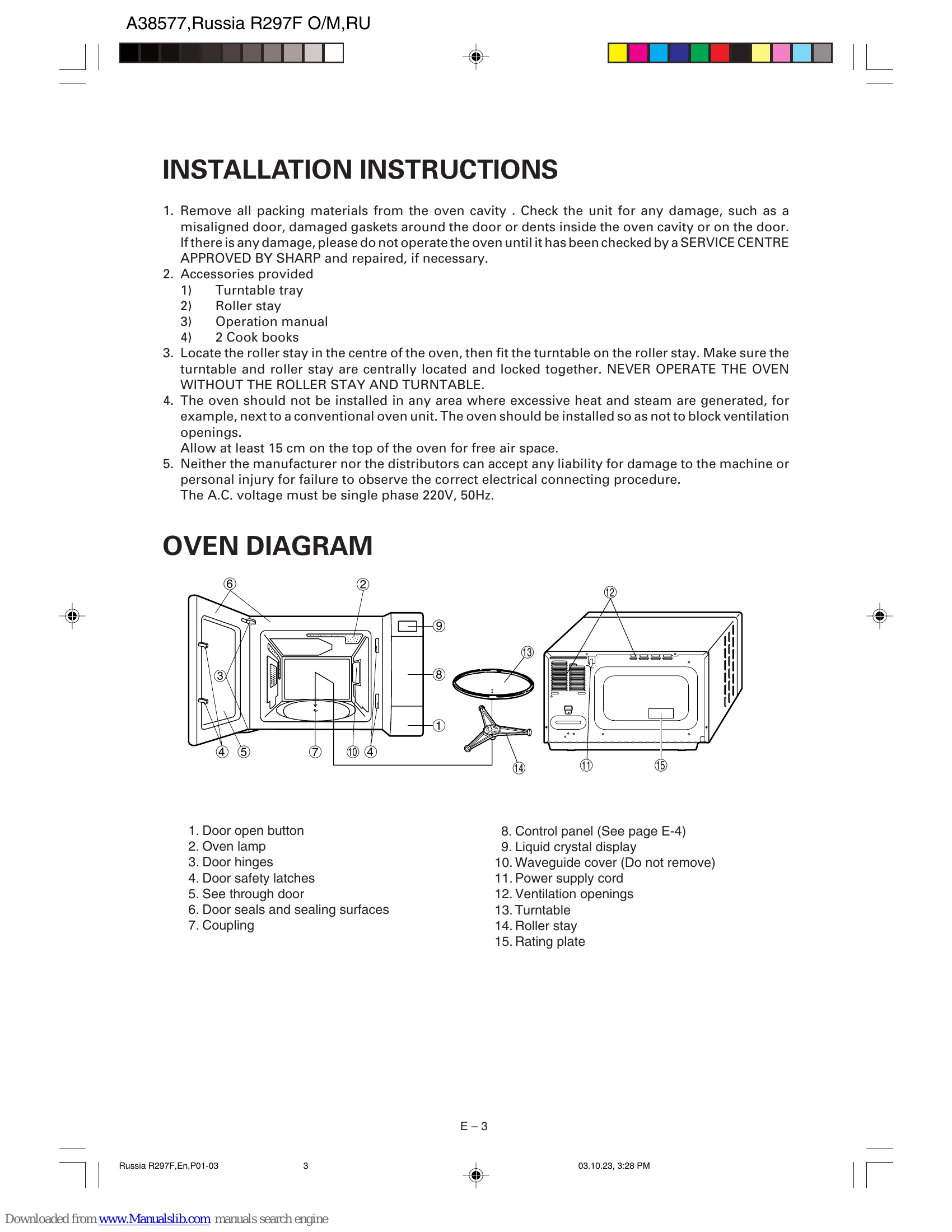 Manual for R-297F