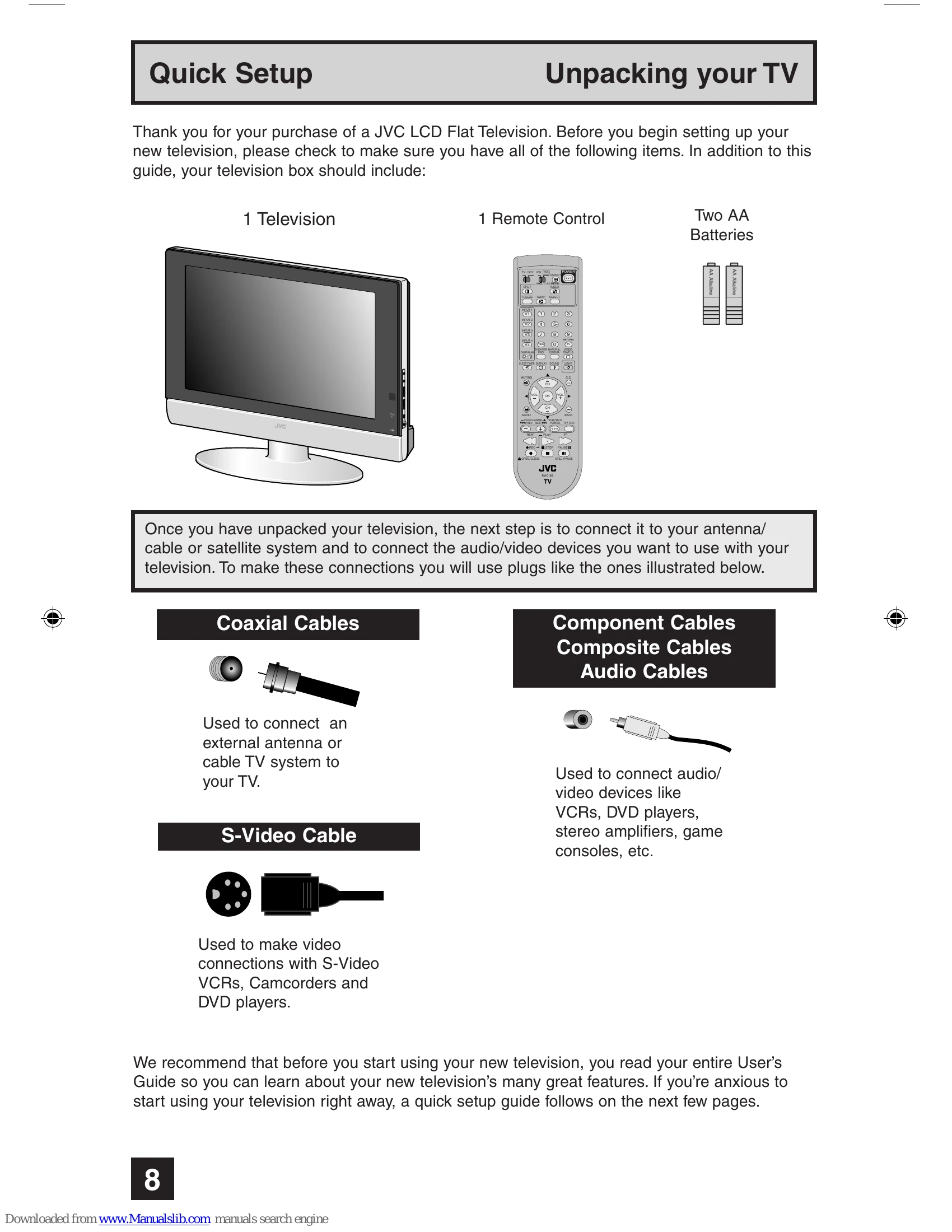 Manual for LT-32WX84