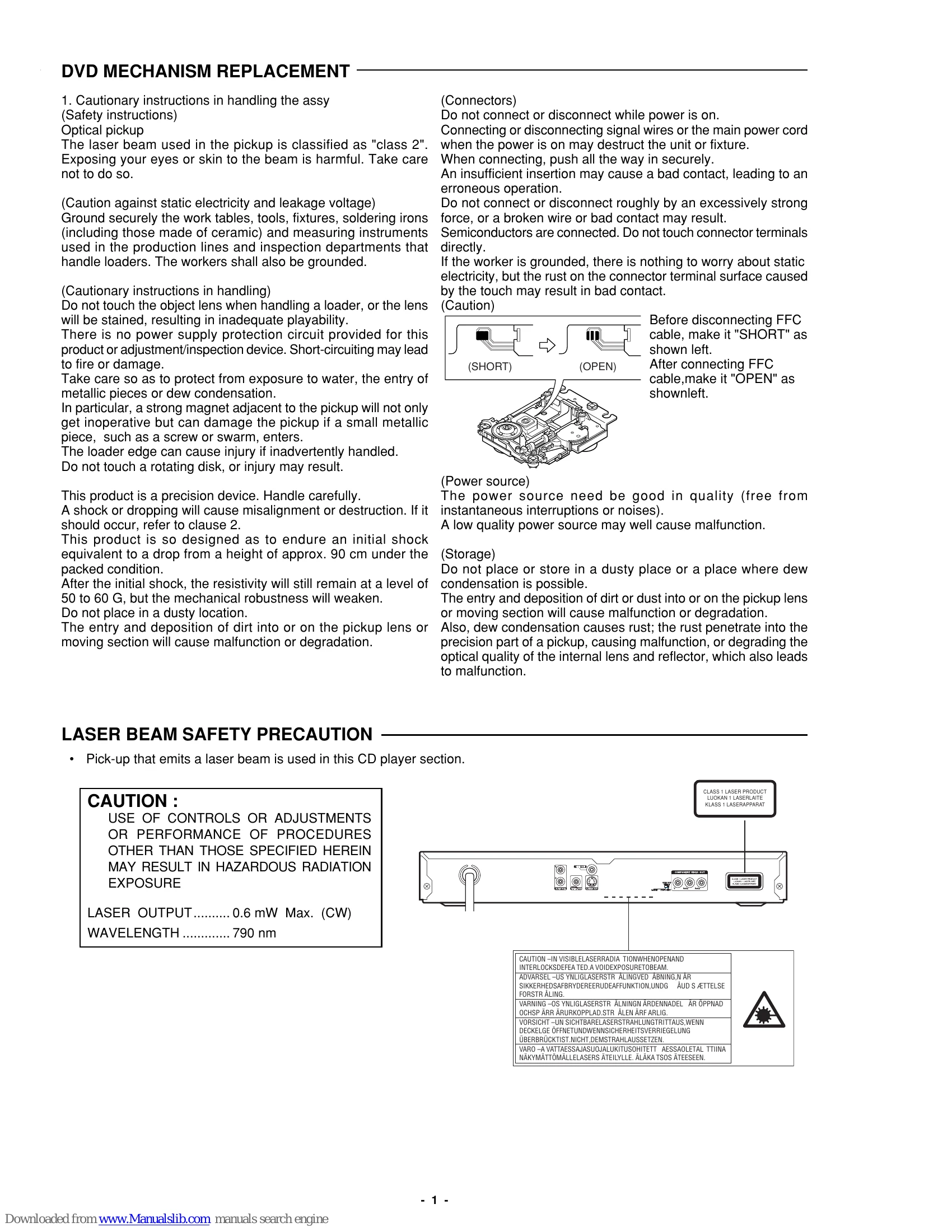 Manual for DVD-SL38KR (AU)