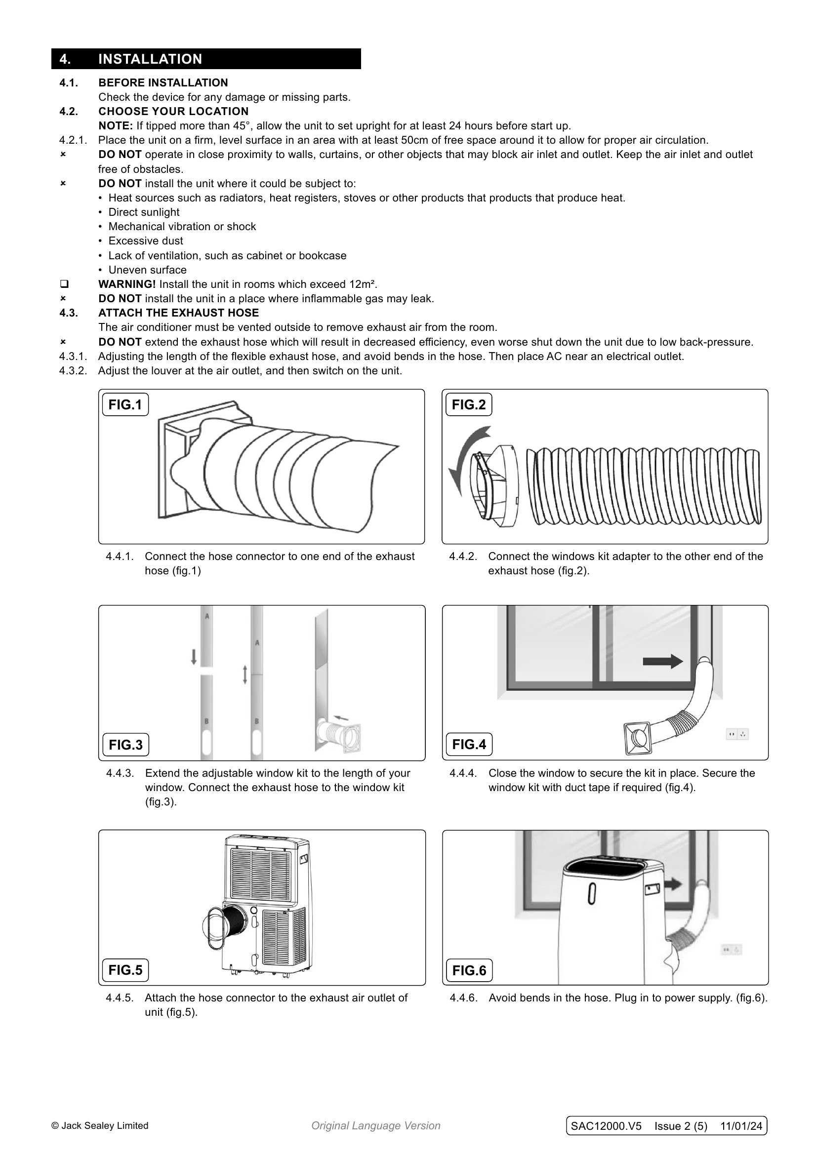 Manual for SAC12000.V5