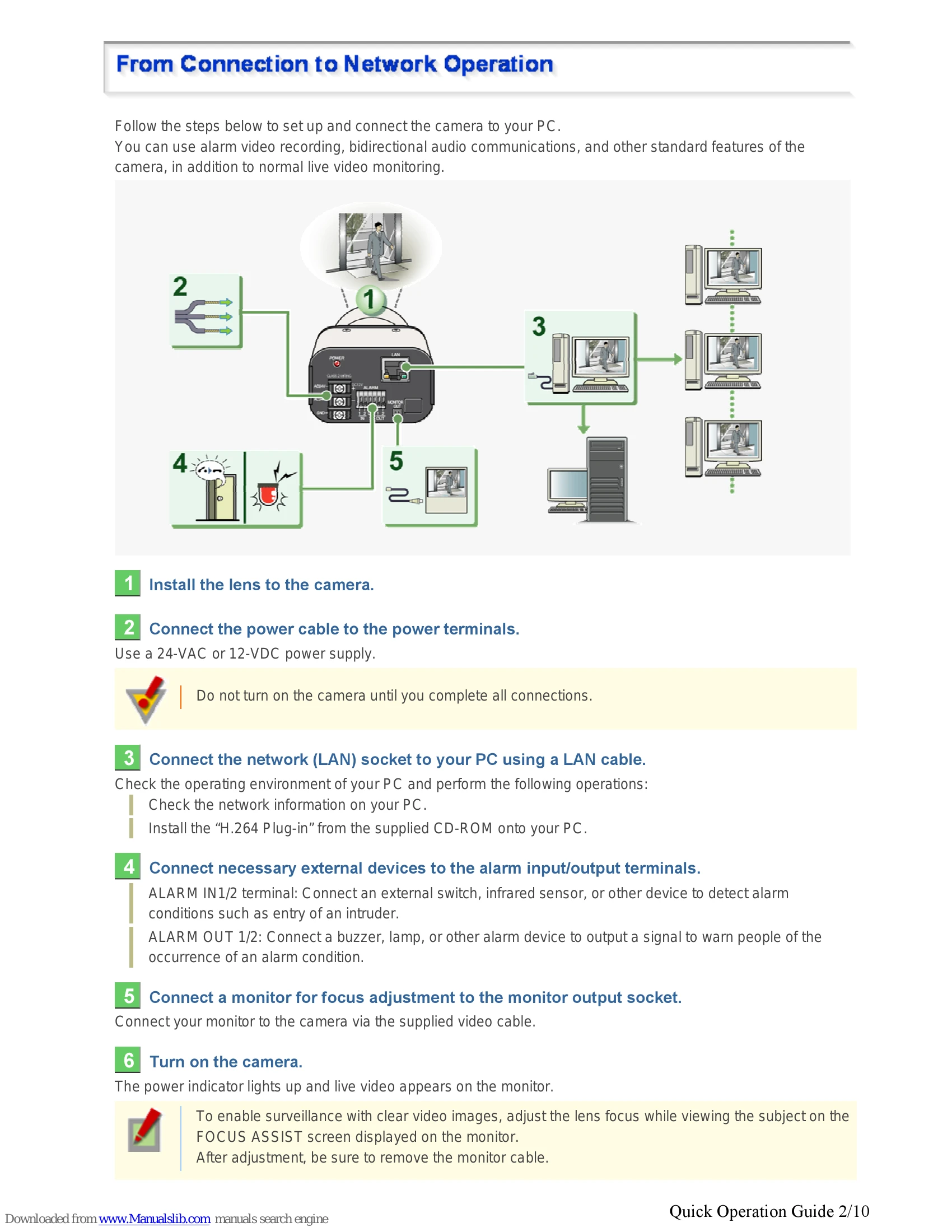 Manual for VCC-HD2300P/VCC-HD2100P