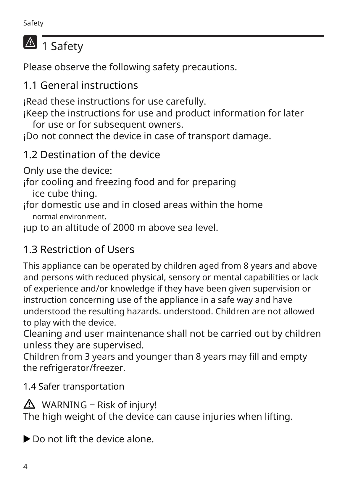 Manual for KG..N..