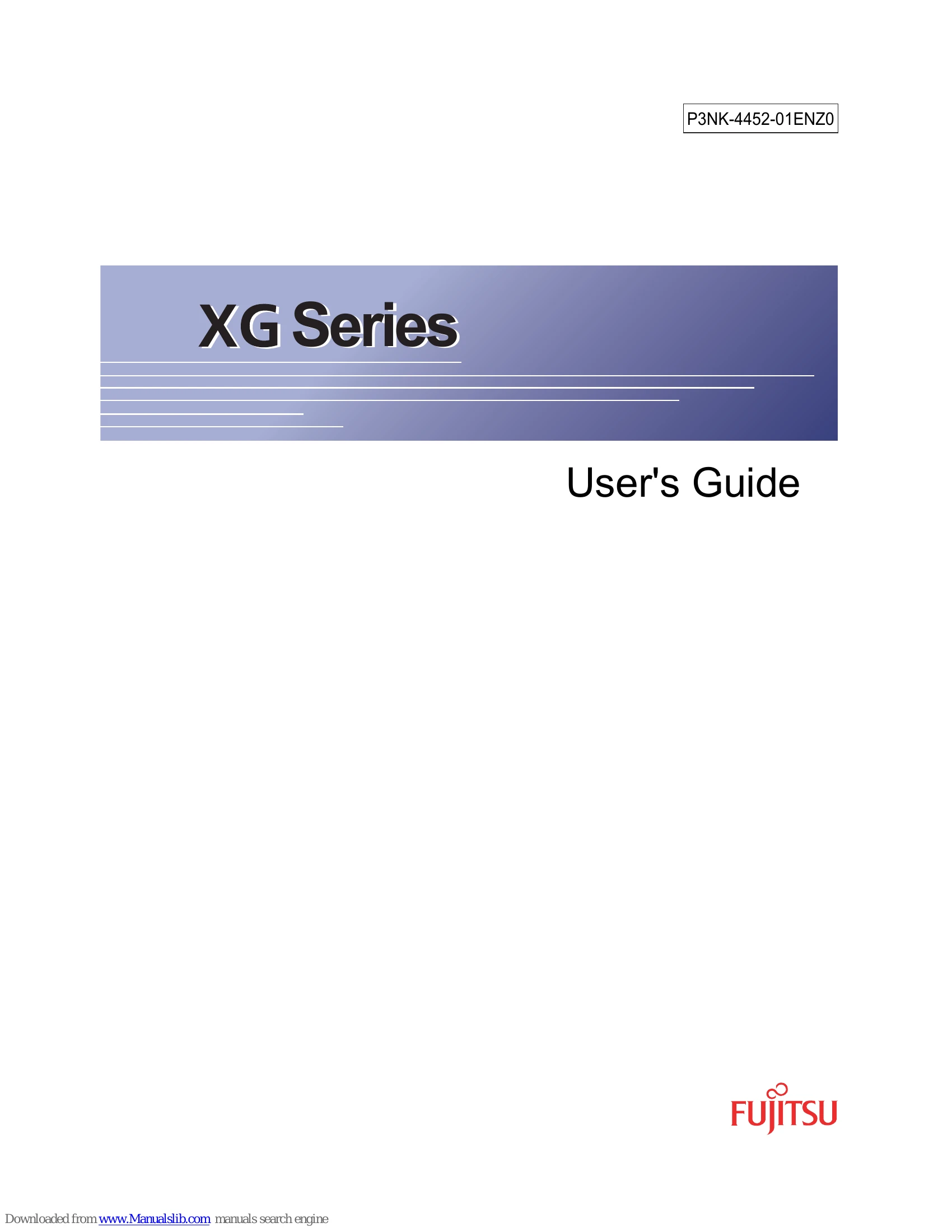 Manual for XG Series