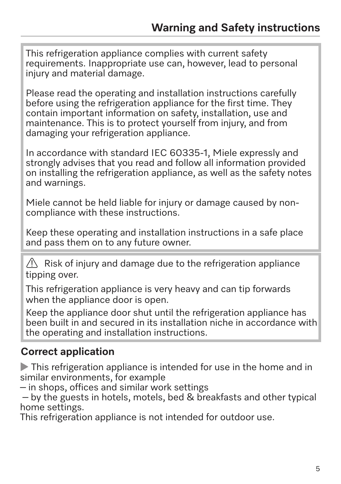 Manual for F 2412 Vi