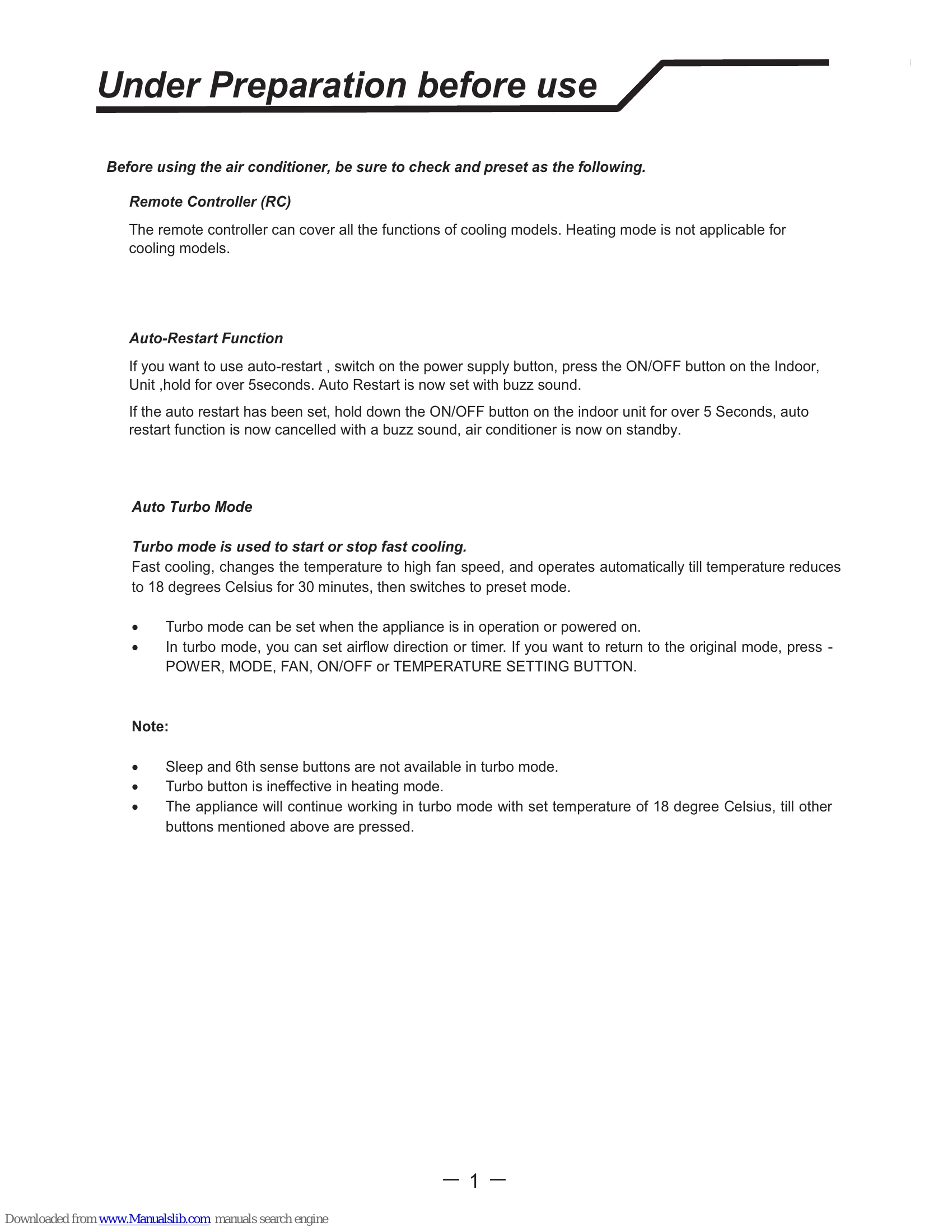 Manual for MAGICOOL
