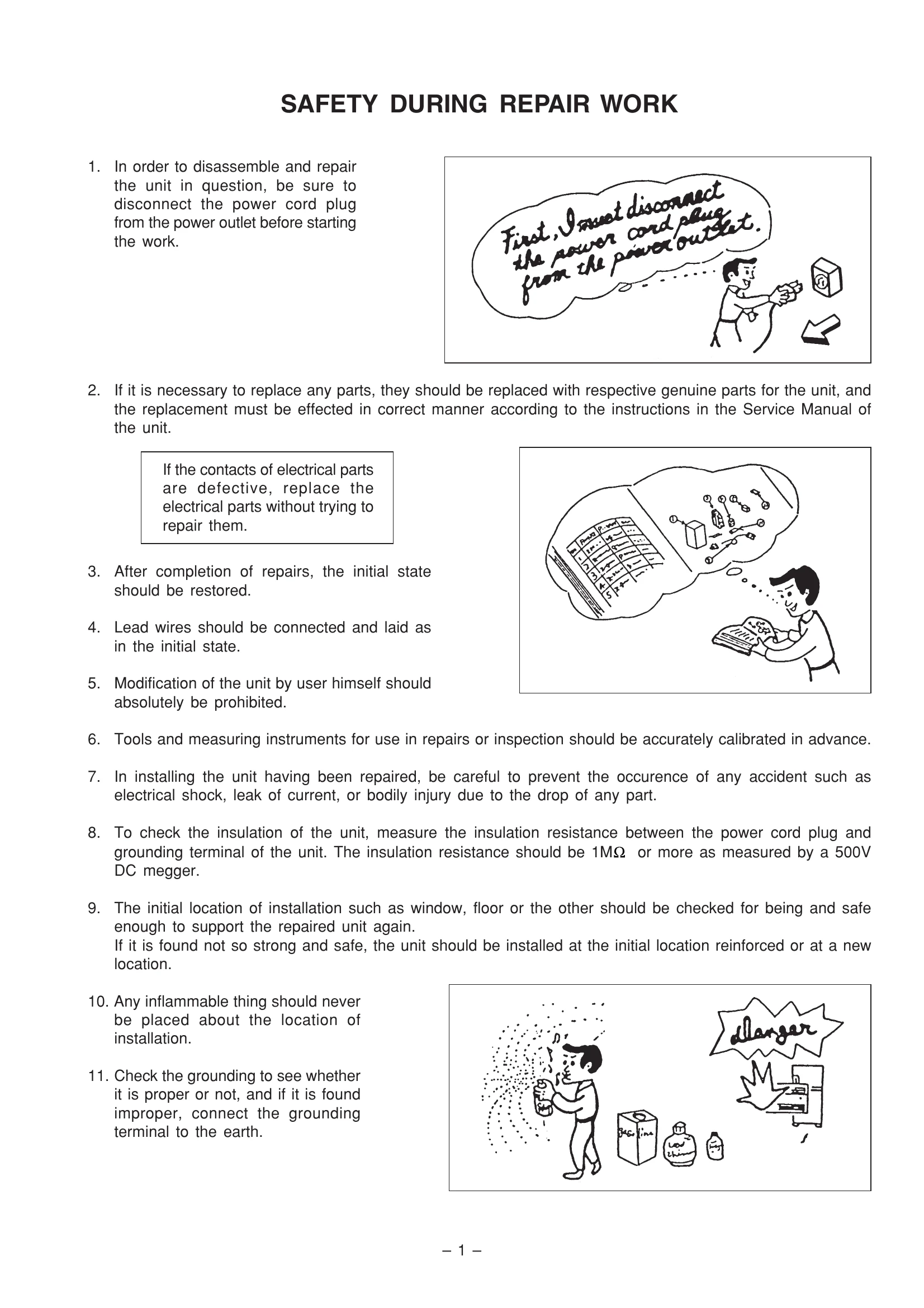 Manual for RAS-07CH1/RAC-07CHV1, RAS-09CH1/RAC-09CHV1