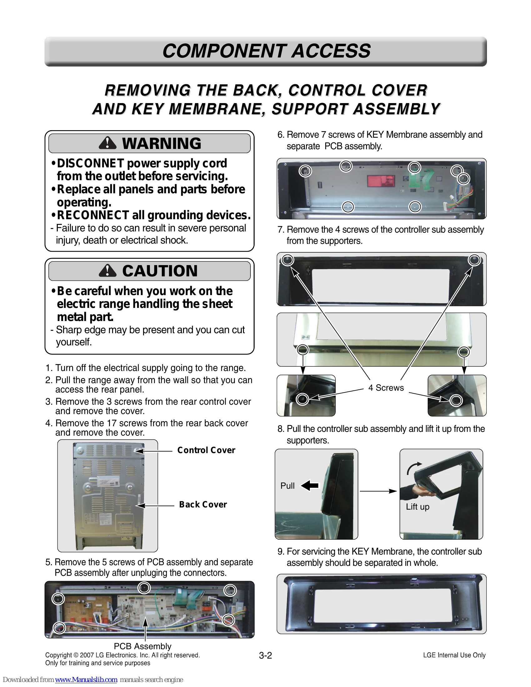 Manual for LRE30757ST