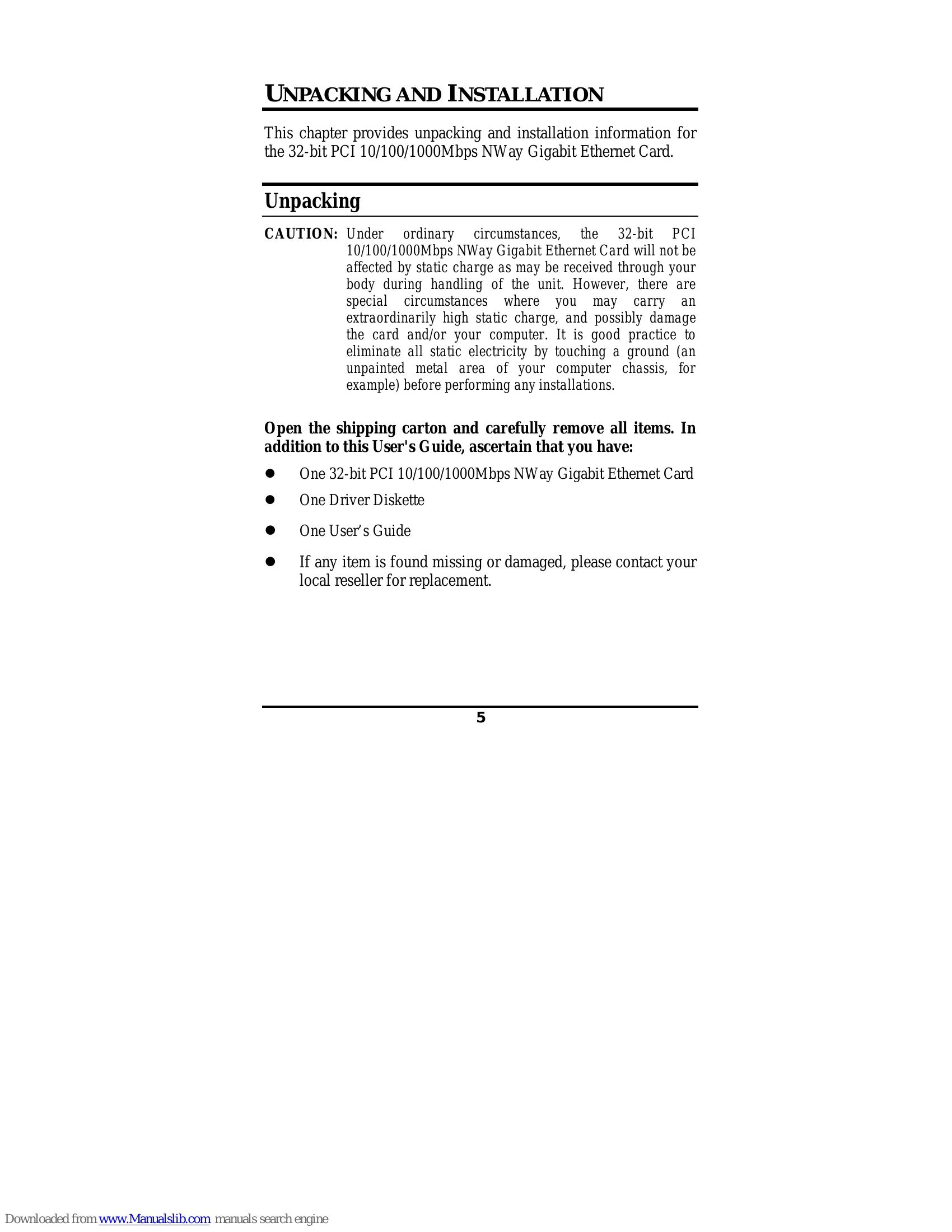 Manual for DGE-500T