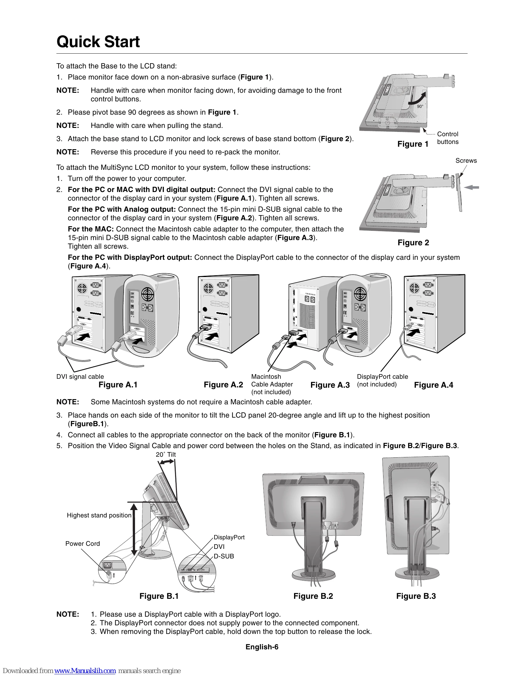 Manual for MultiSync E231W
