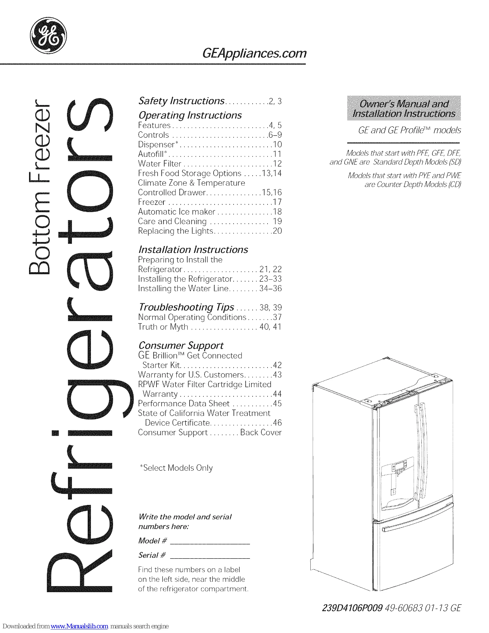 Manual for 239D4106P009