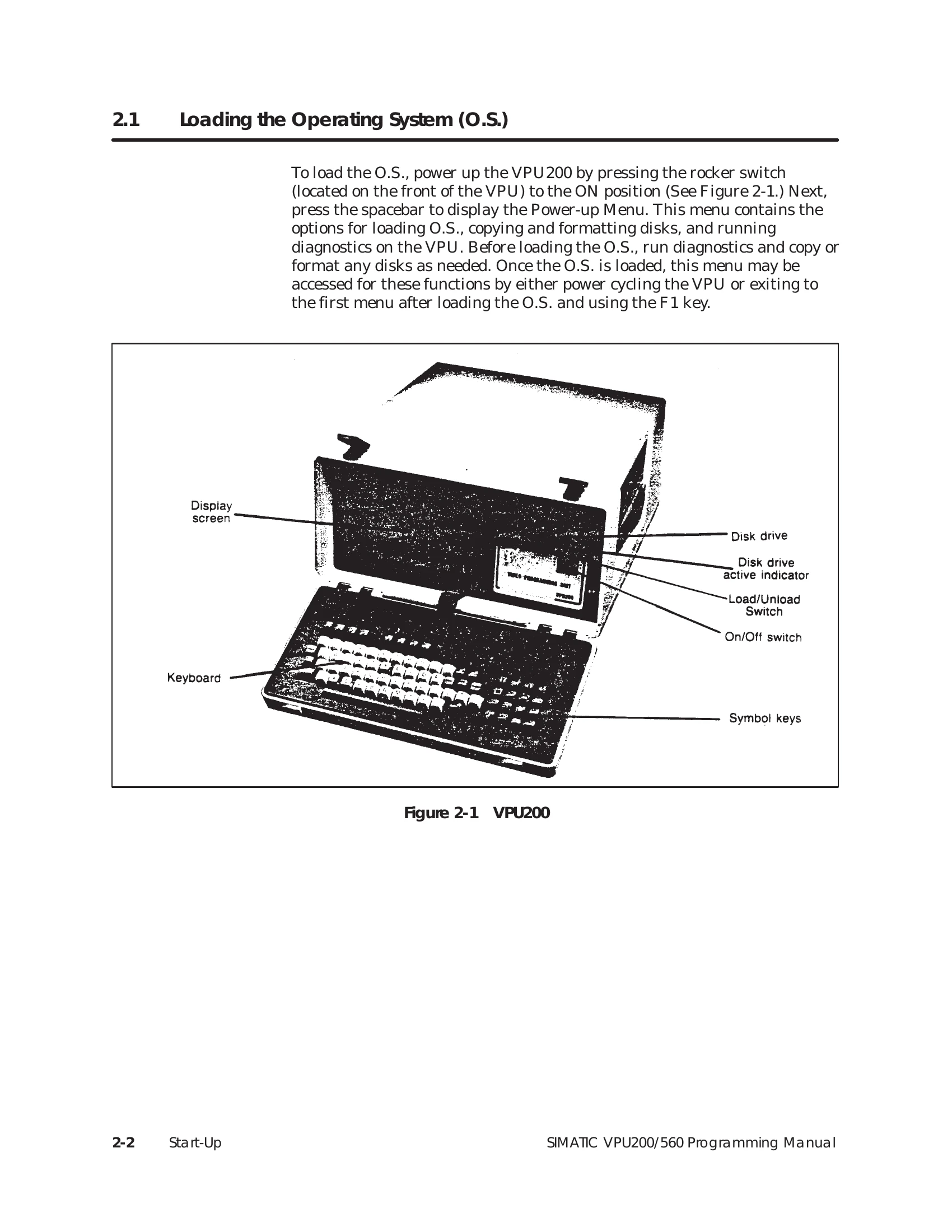 Manual for SIMATIC VPU200/565