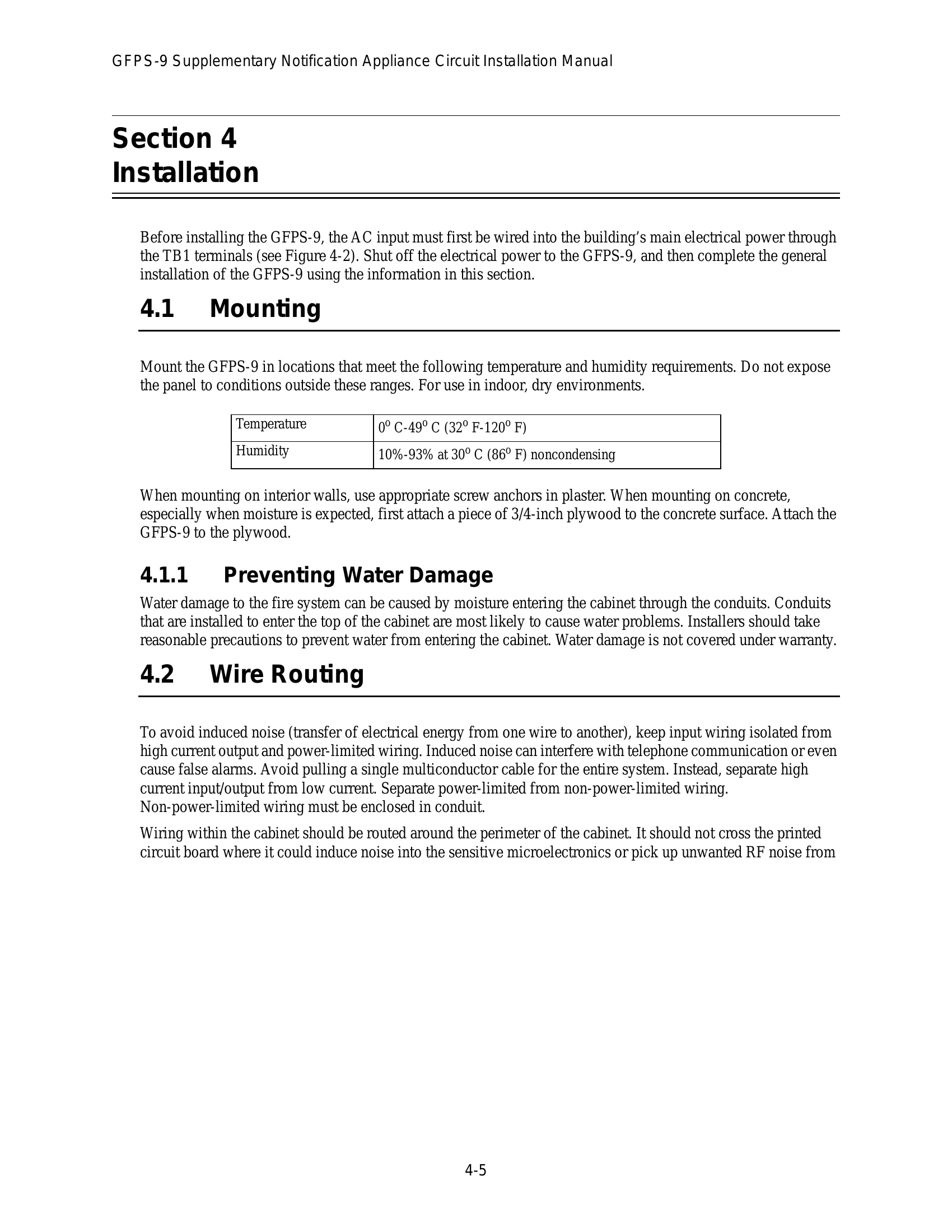 Manual for GFPS-9