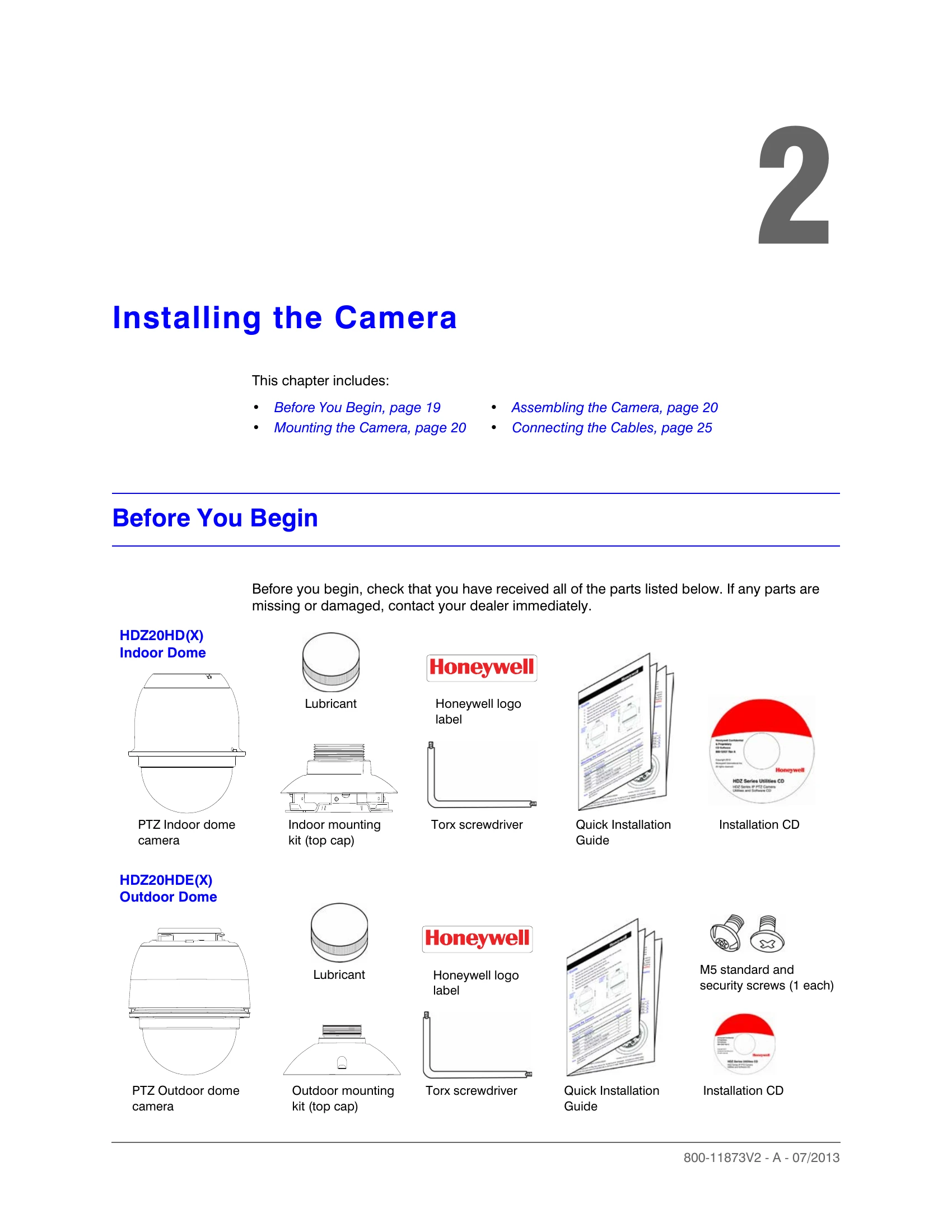 Manual for HDZ Series