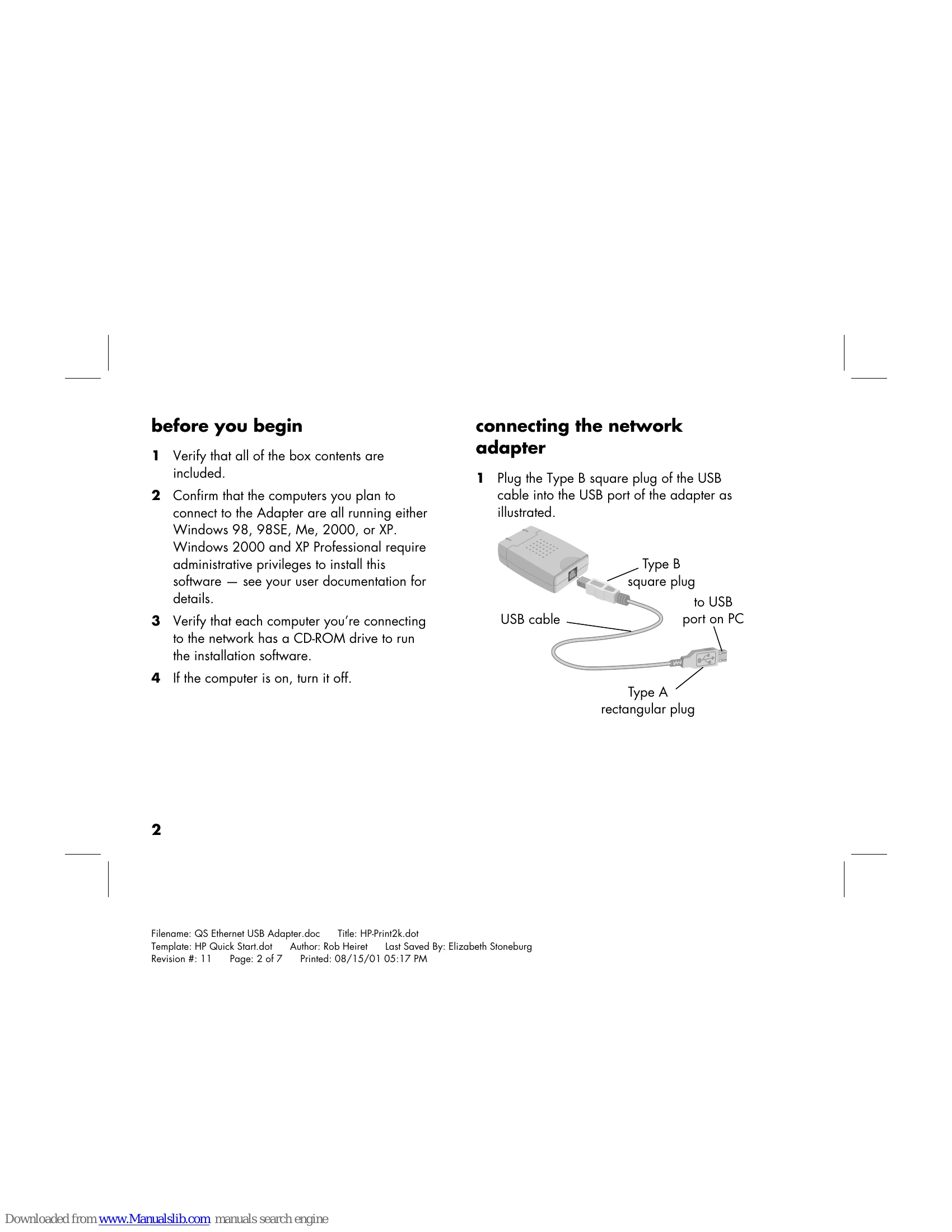 Quick Start Guide for hn210e