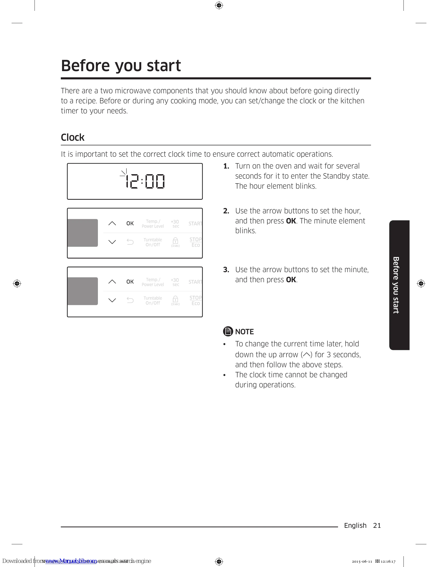 Manual for MC12J8035CT