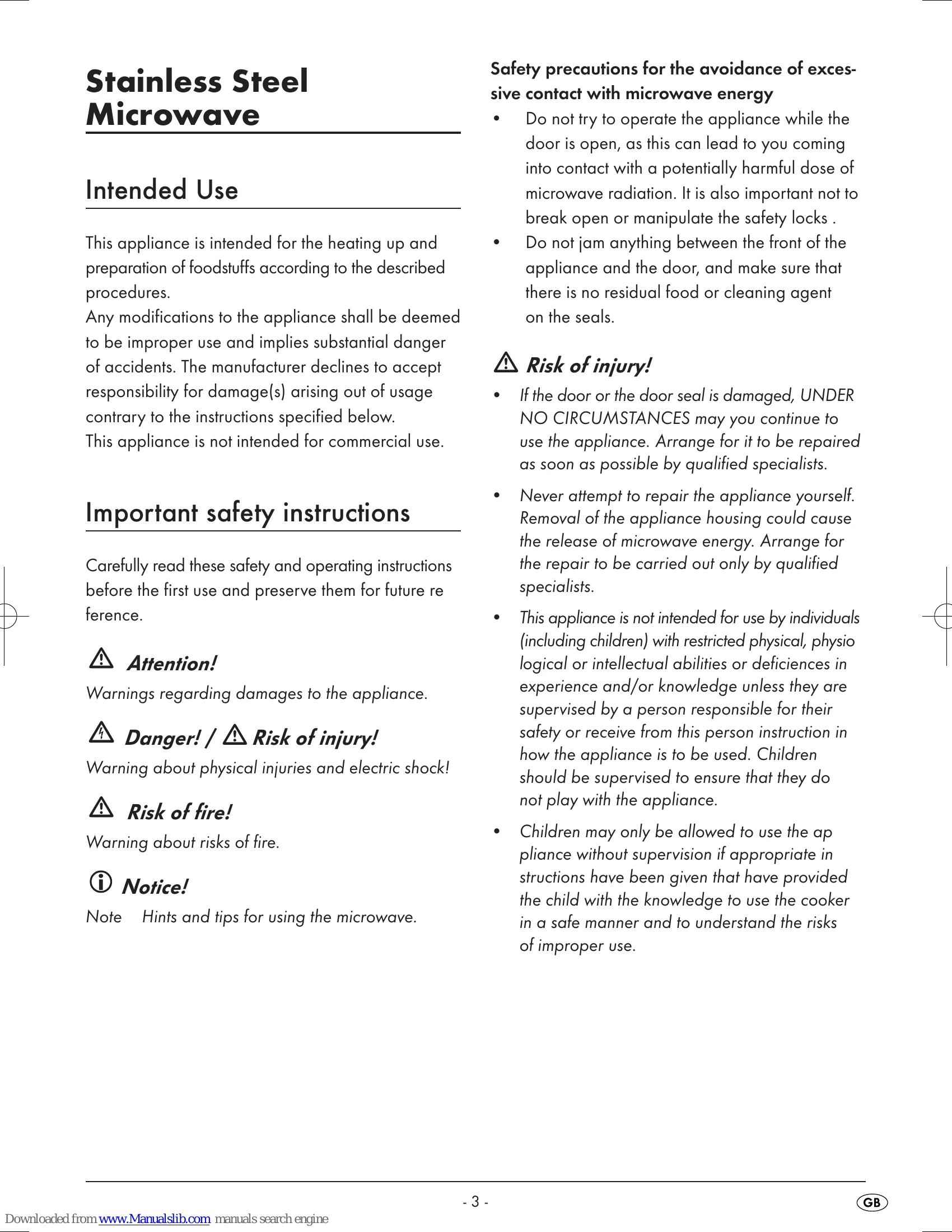 Manual for SMW 900 EDS A1