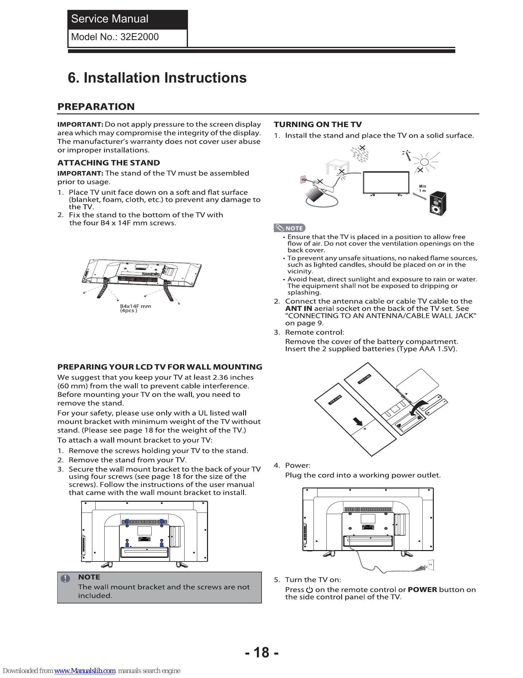 Parts/Service for 32E2000