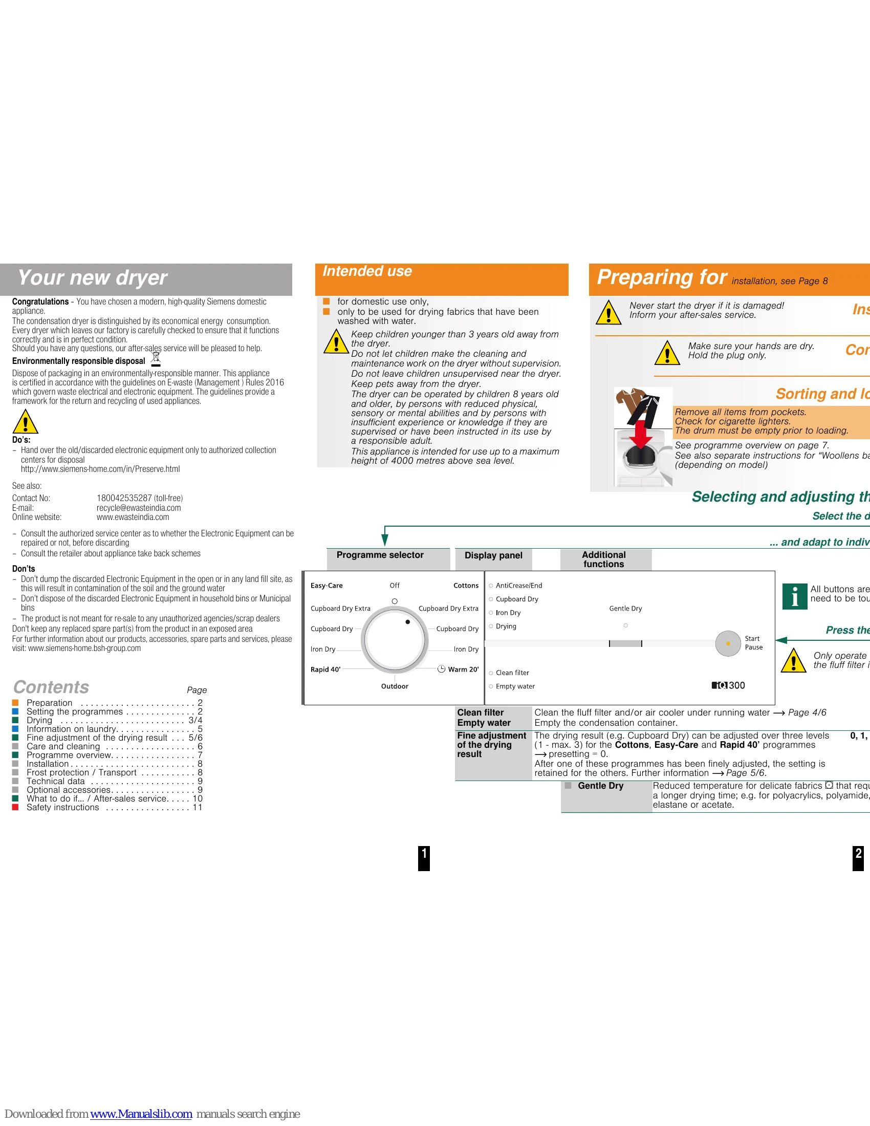 Manual for WT44E100IN