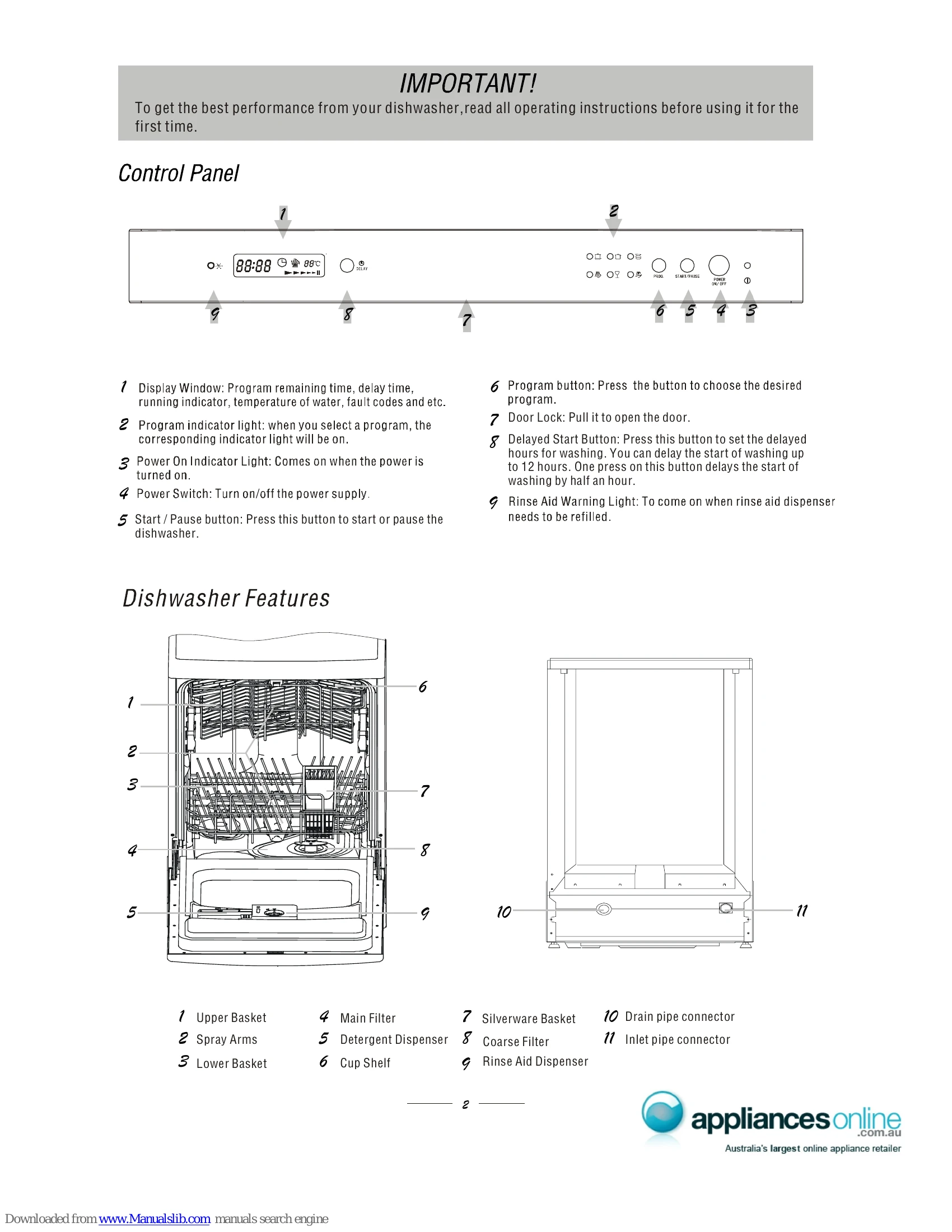 Manual for ADP6000WH