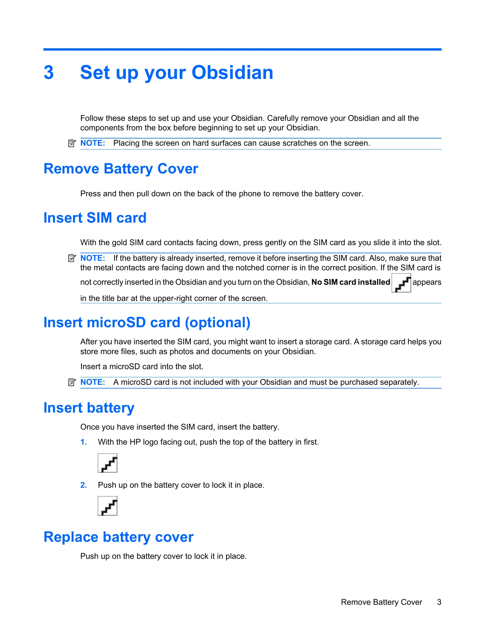 Manual for Obsidian