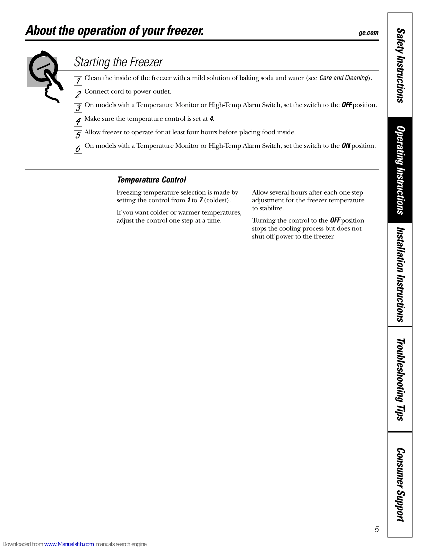 Manual for FCM5, FCM7, FCM9