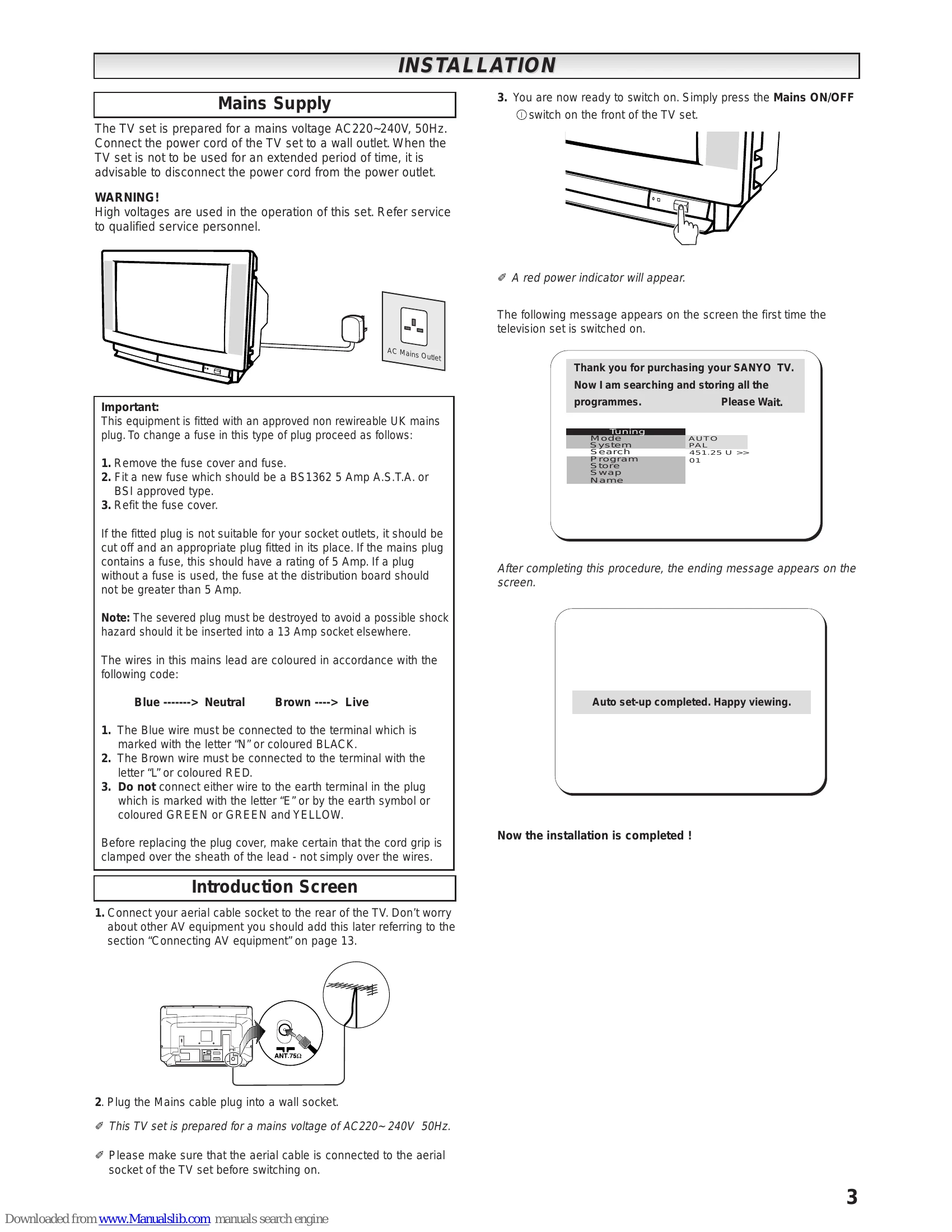 Manual for CE28WN3-B