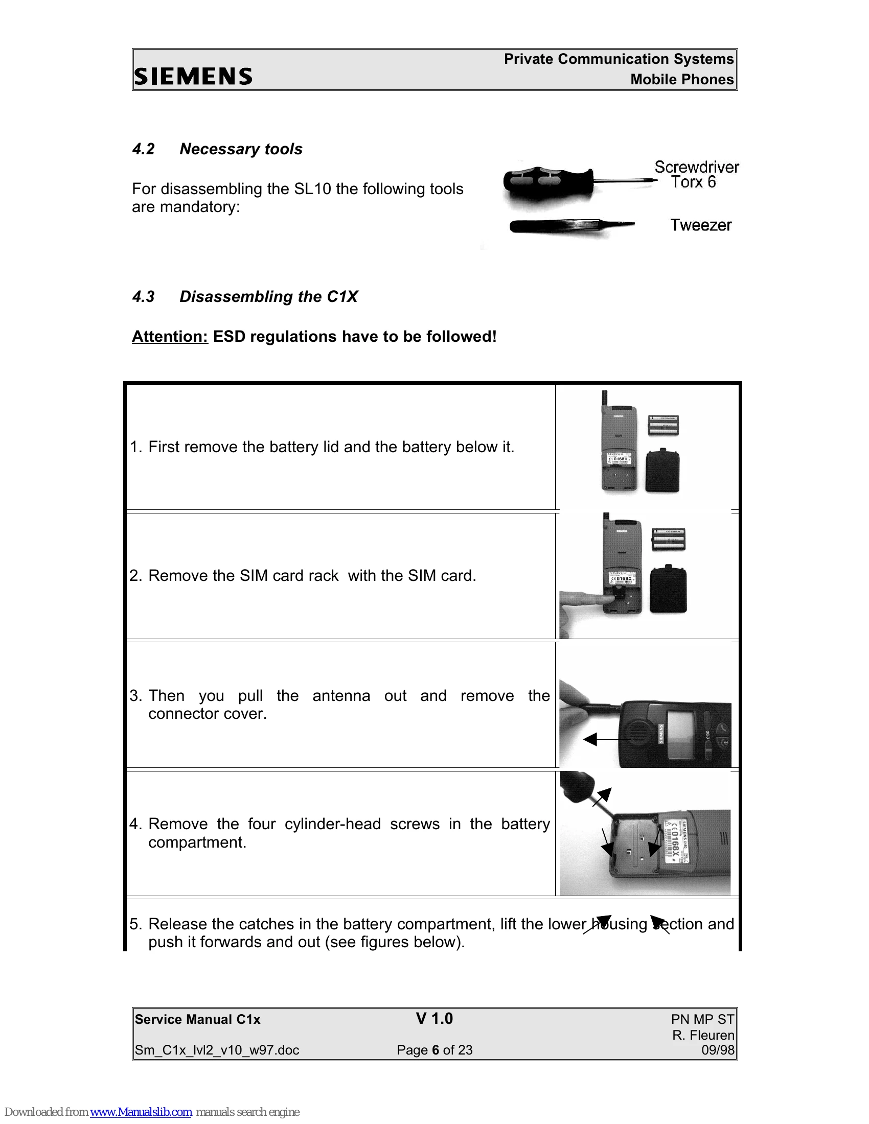 Parts/Service for C1x