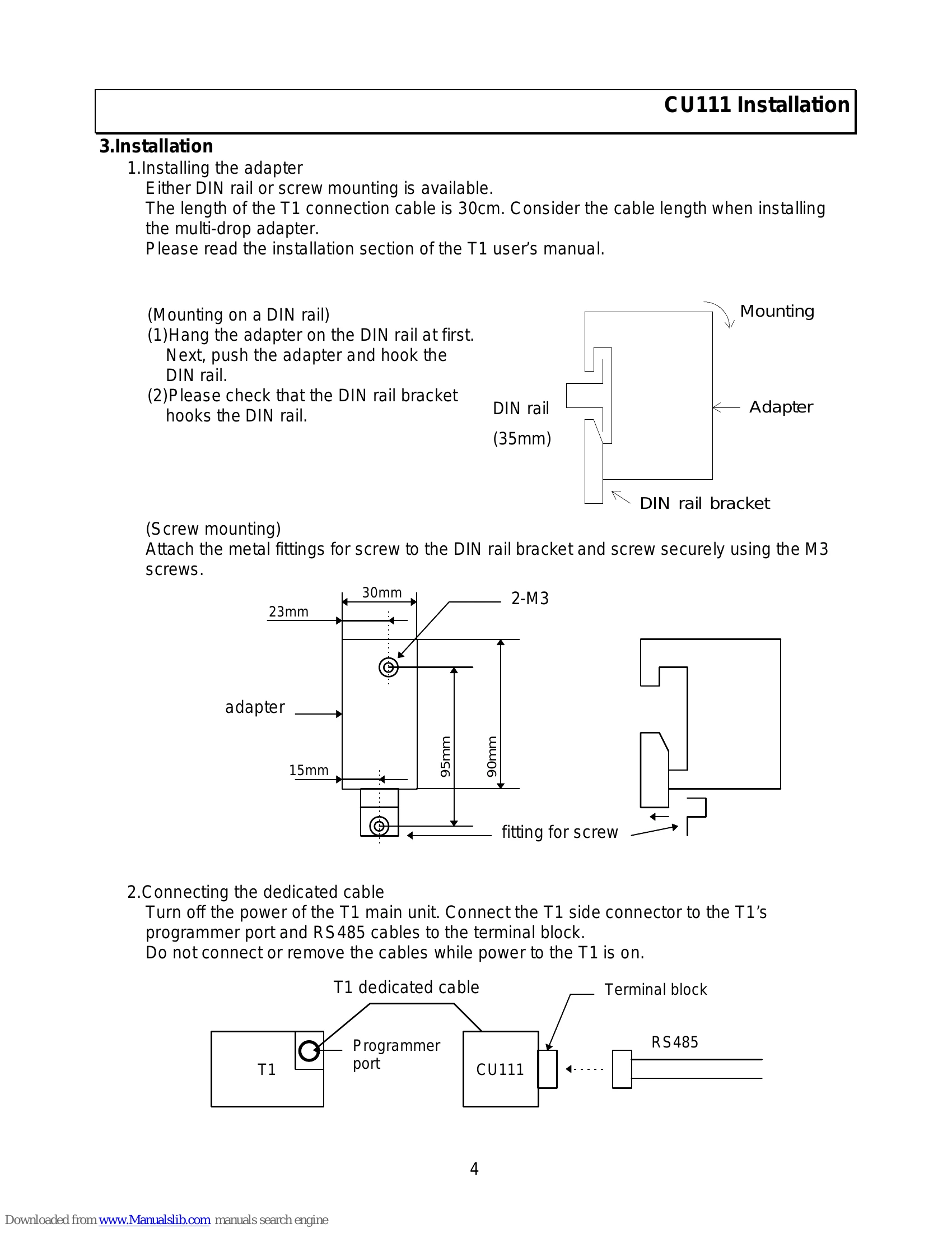 Manual for T1