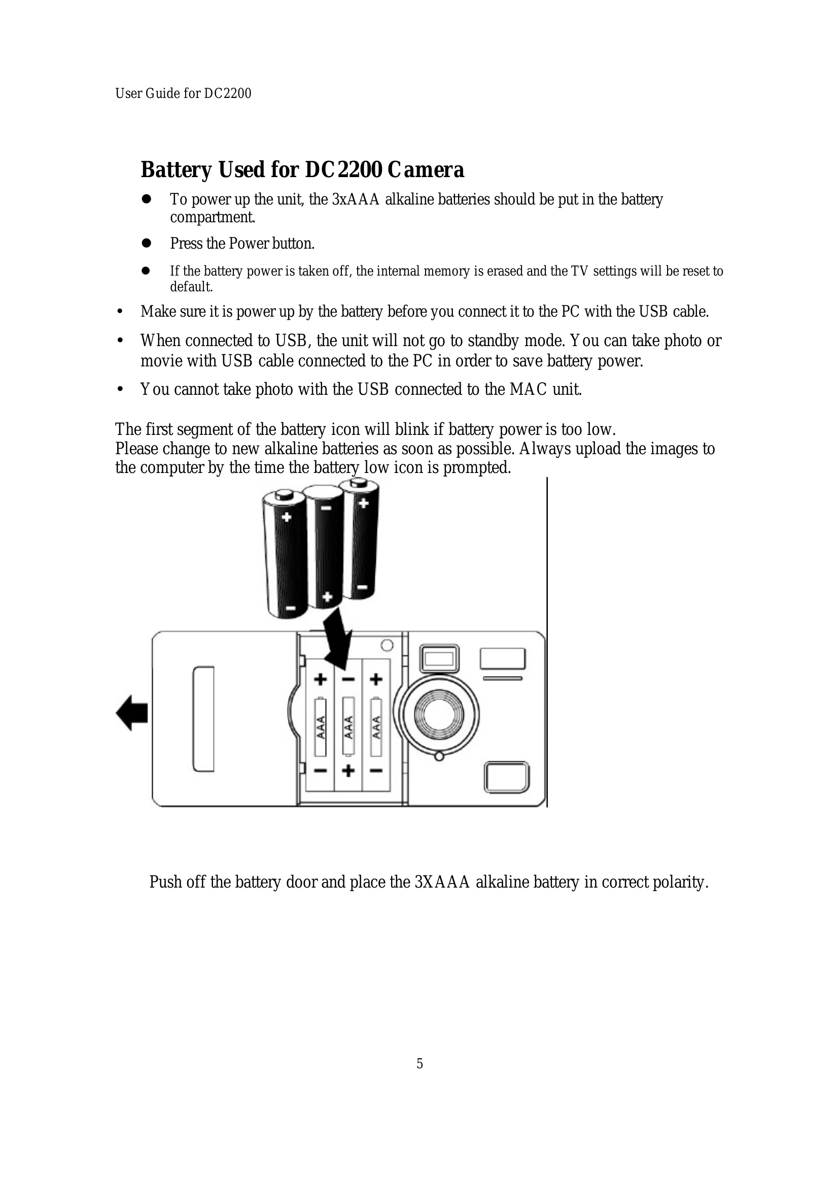 Manual for DC2200
