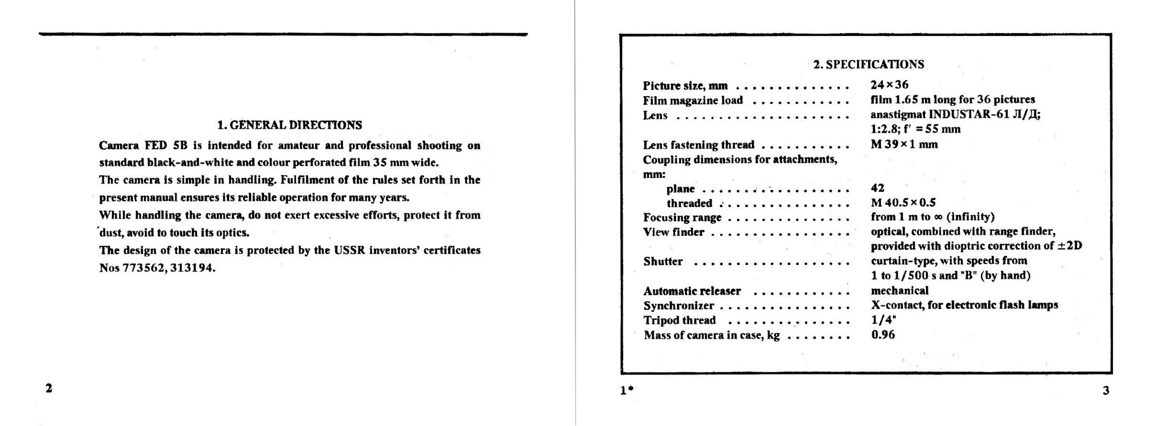 Manual for 5B