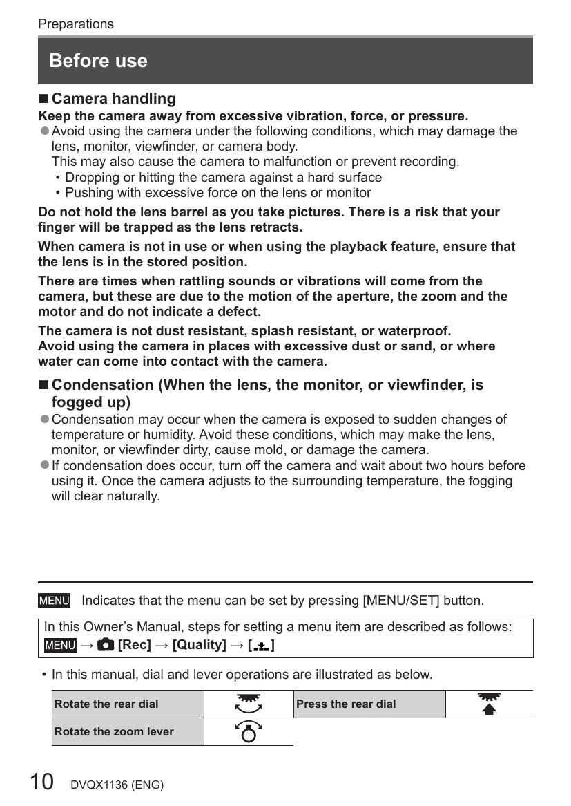 Manual for DC-FZ80