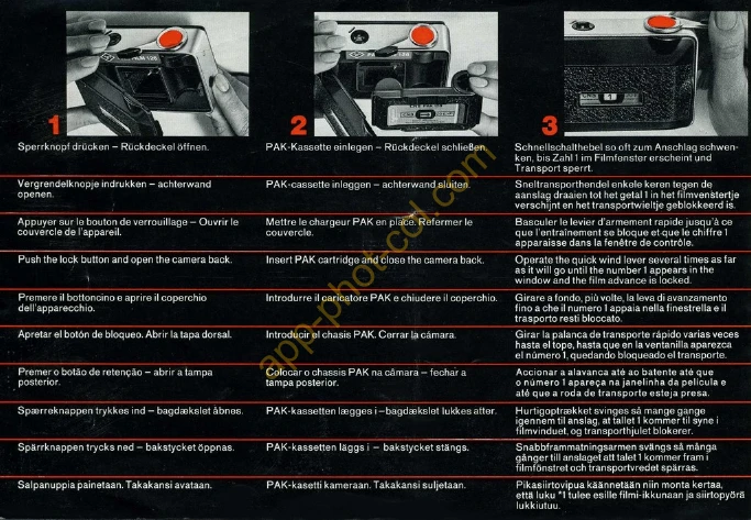 Manual for AGFAMATIC 100