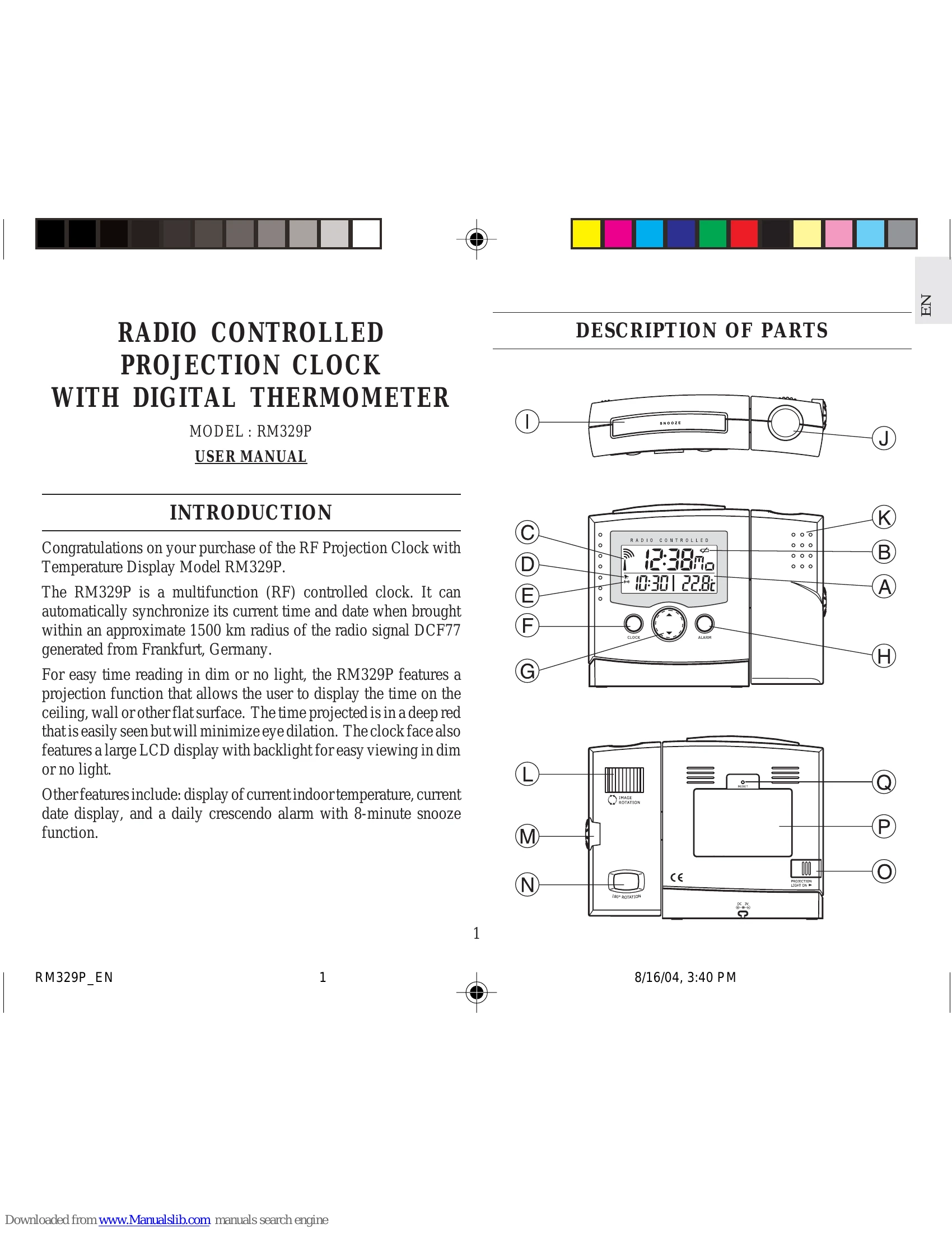 Manual for RM329P
