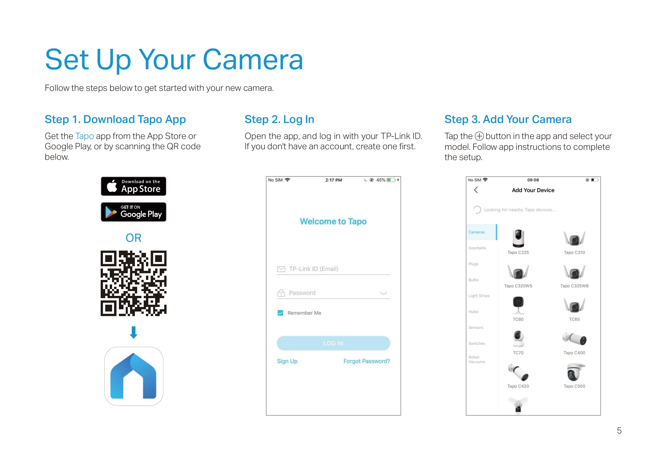 Manual for Outdoor Pan/Tilt Security Wi-Fi Camera