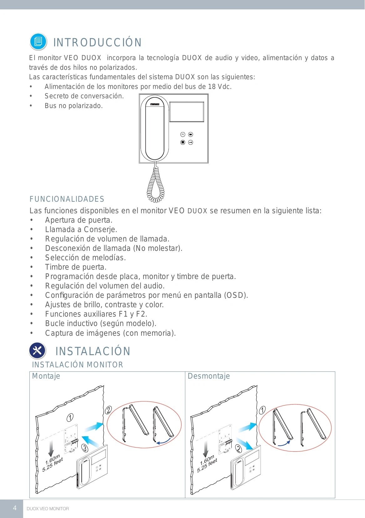 Manual for DUOX VEO MONITOR