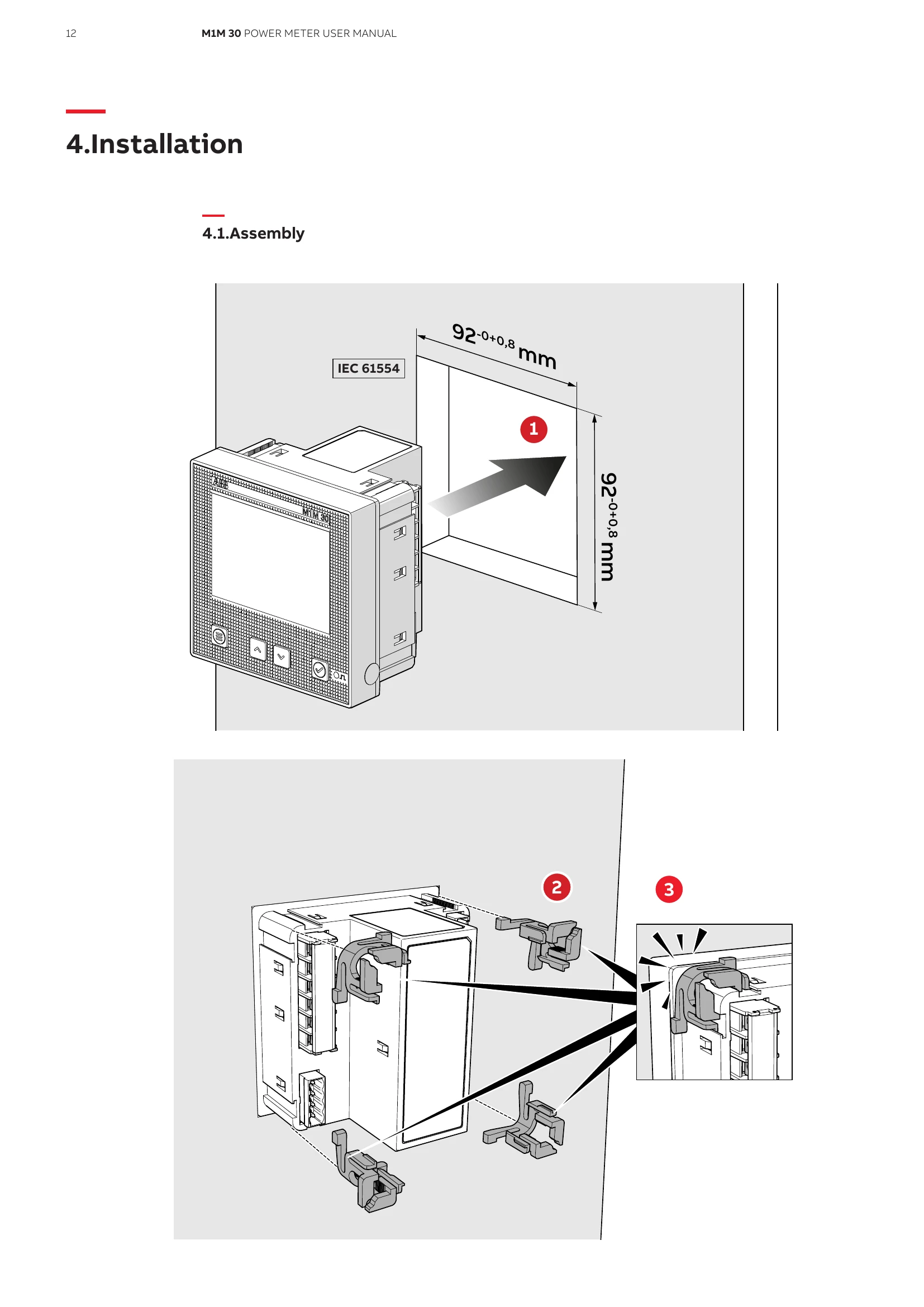Manual for M1M 30
