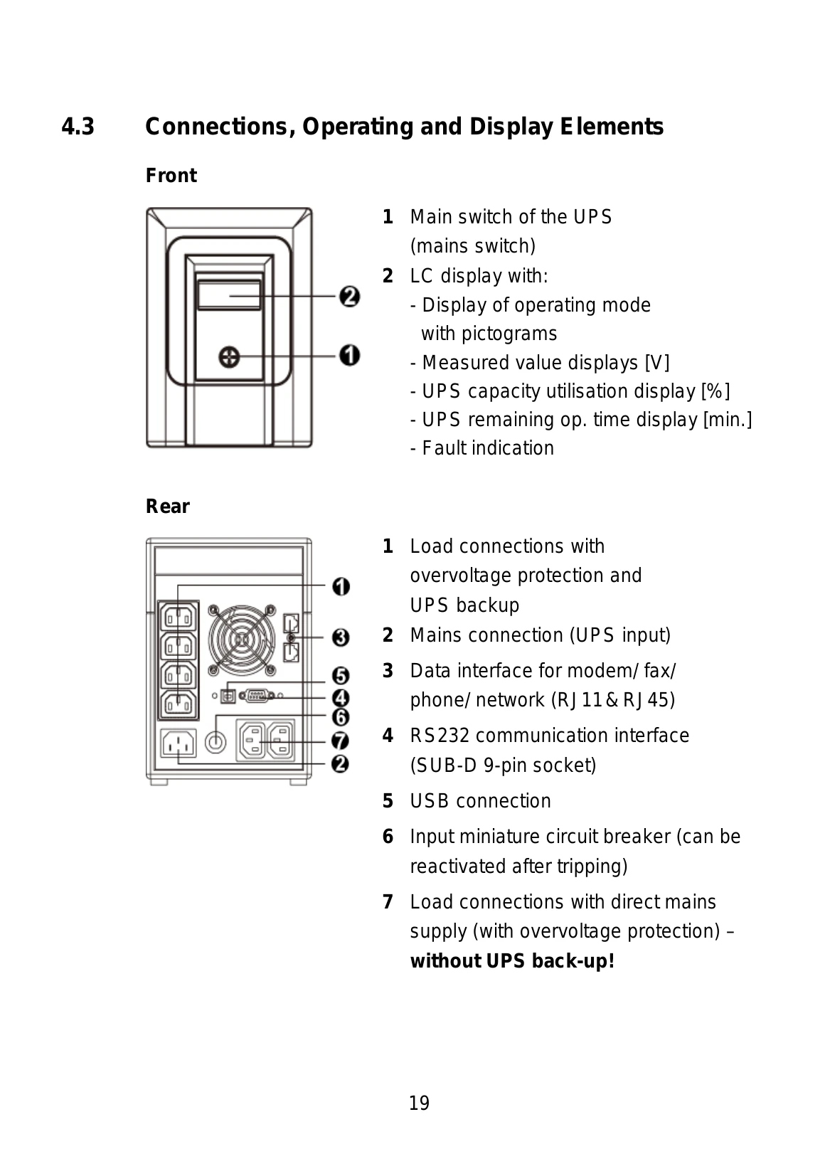 Manual for PROTECT A. 1000