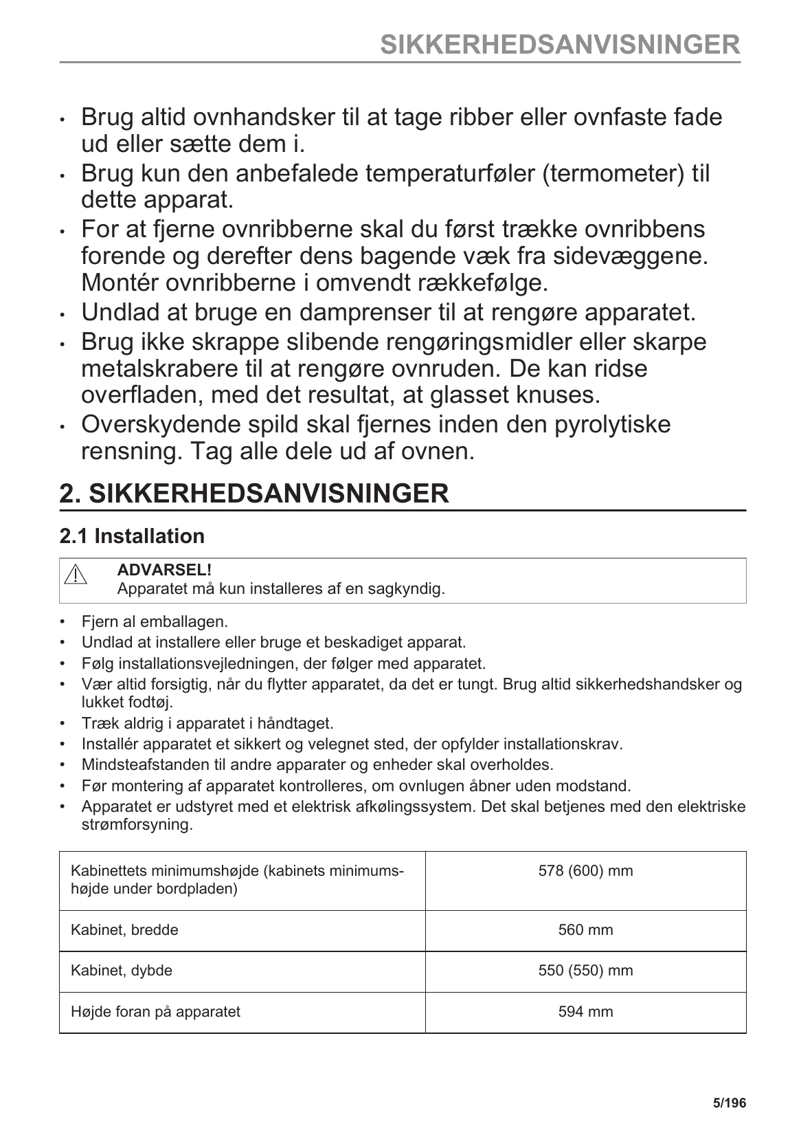 Manual for BFP6250B