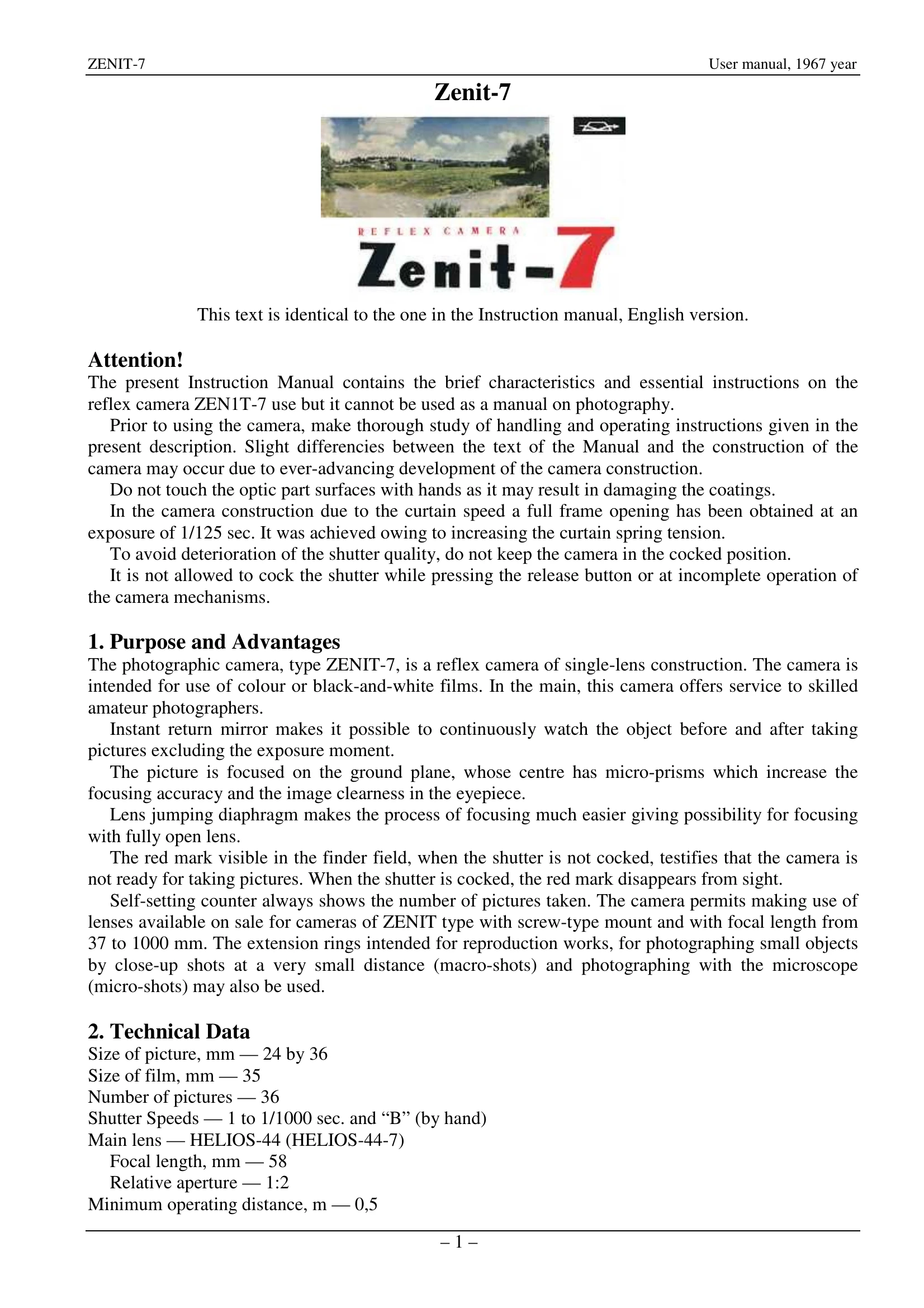 Manual for 7