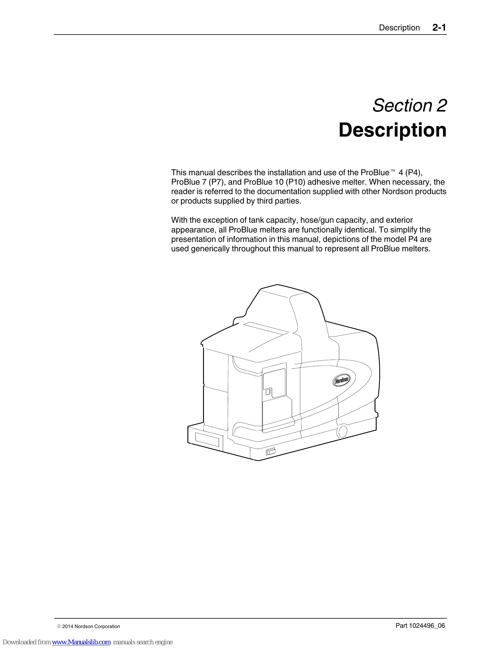 Manual for ProBlue P4, P7, and P10