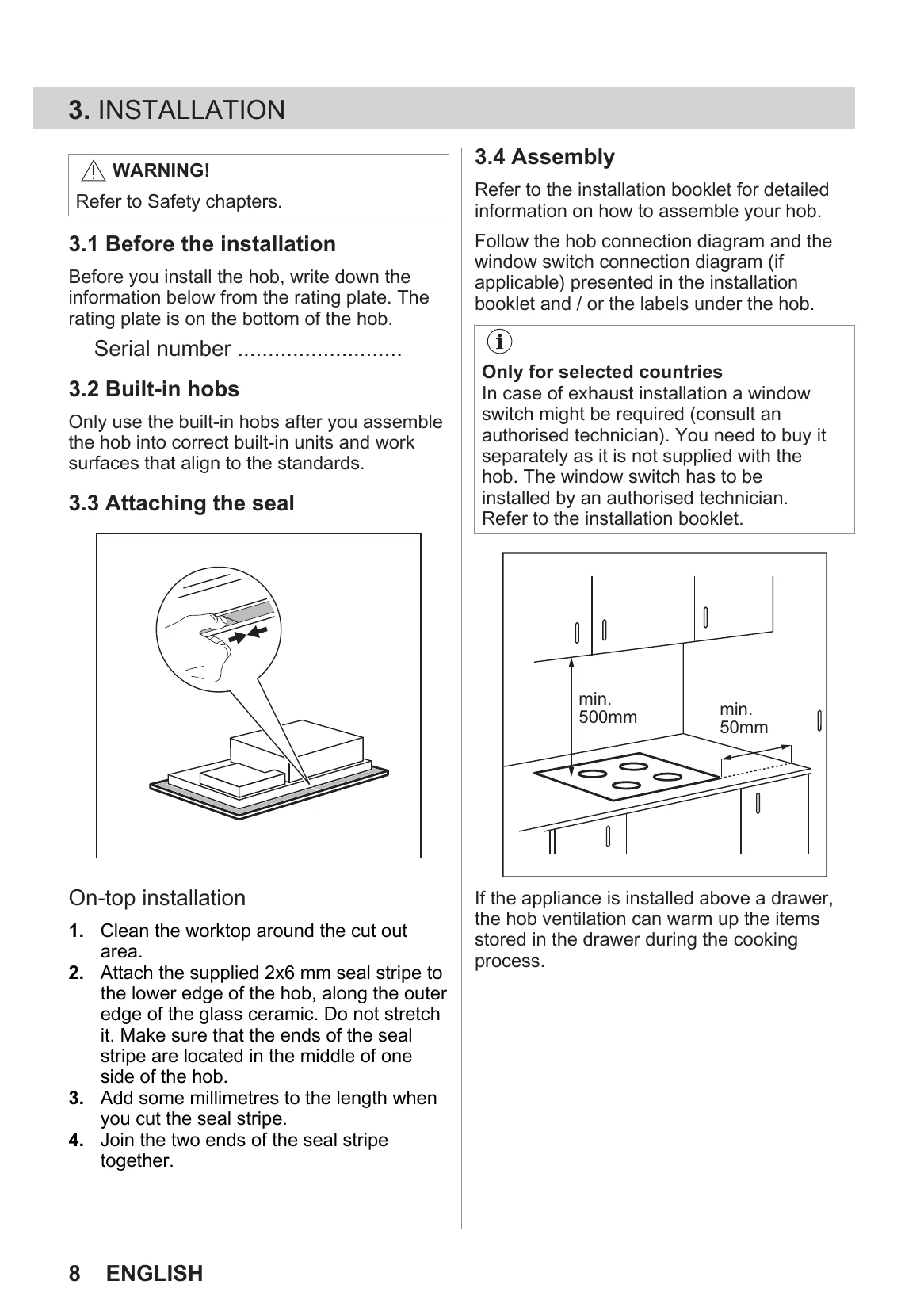 Manual for CCE84543FB