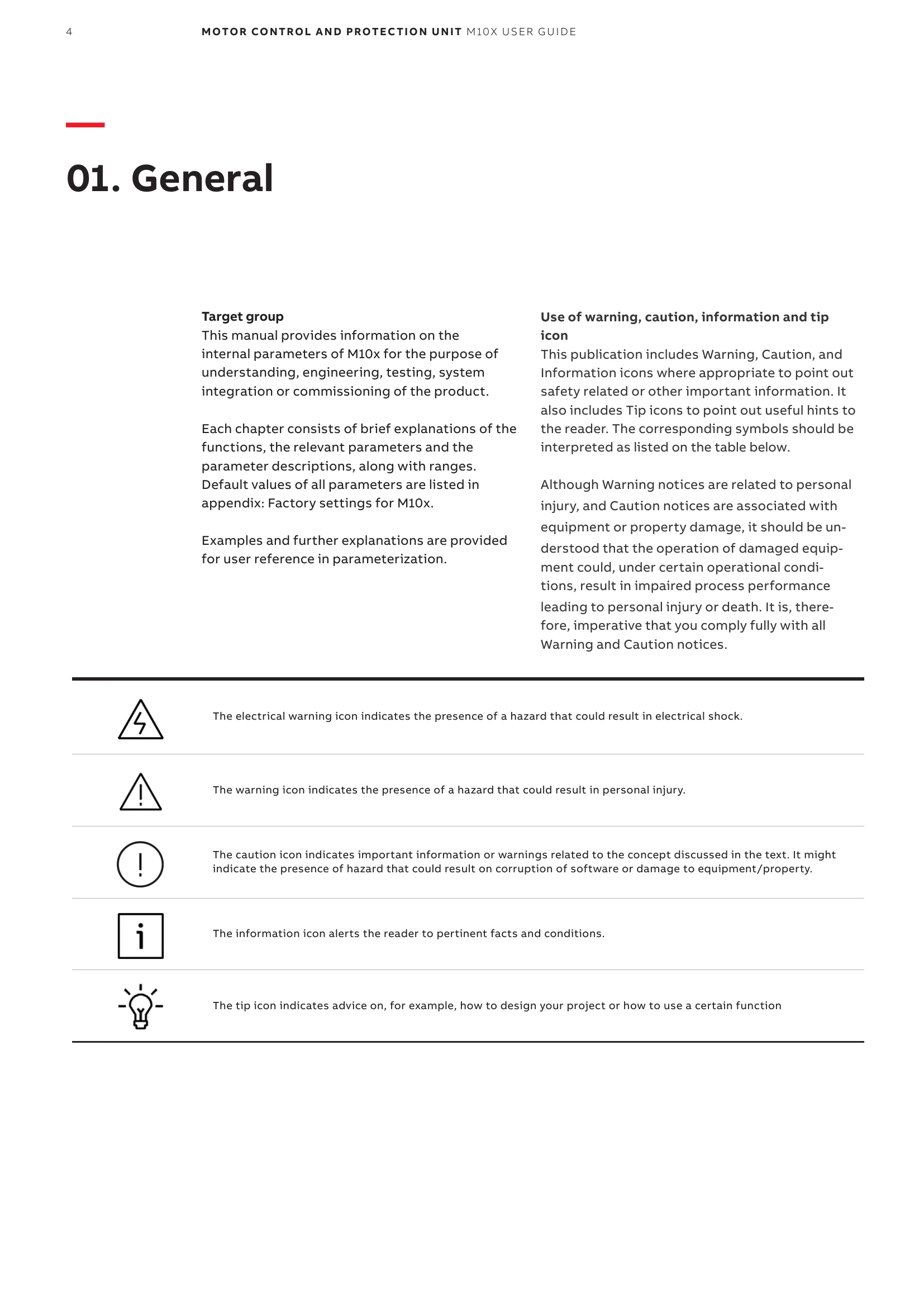 Manual for M10x