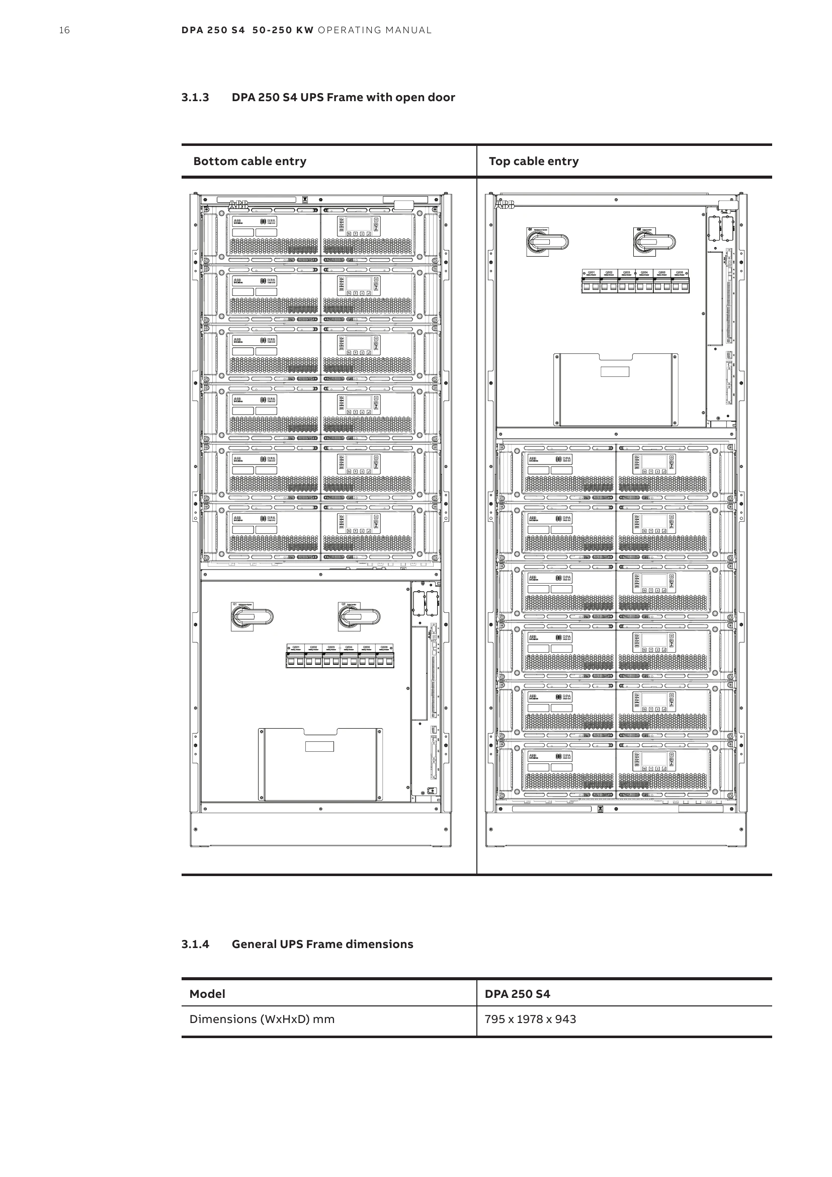Manual for DPA 250 S4