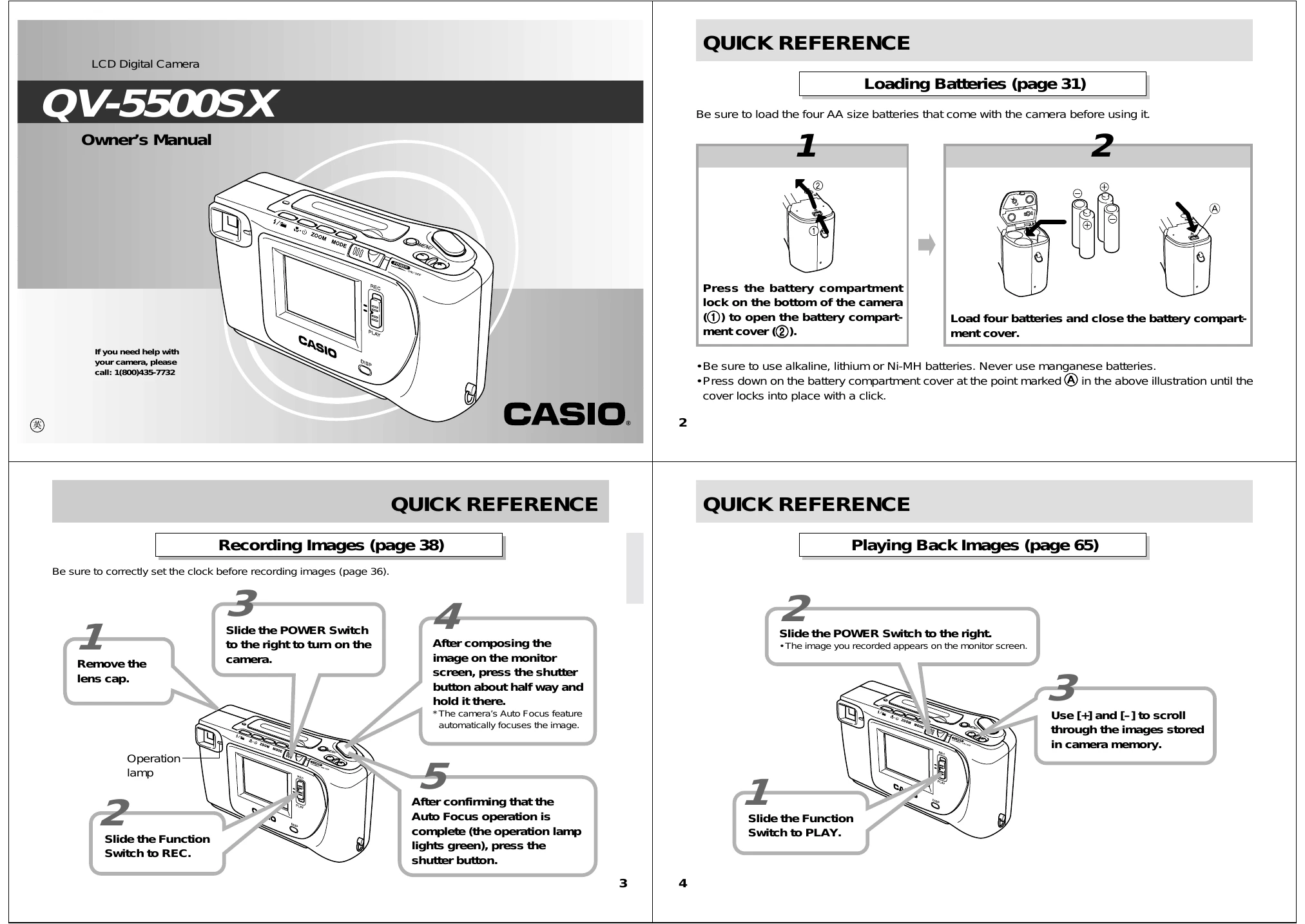 Manual for QV-5500SX