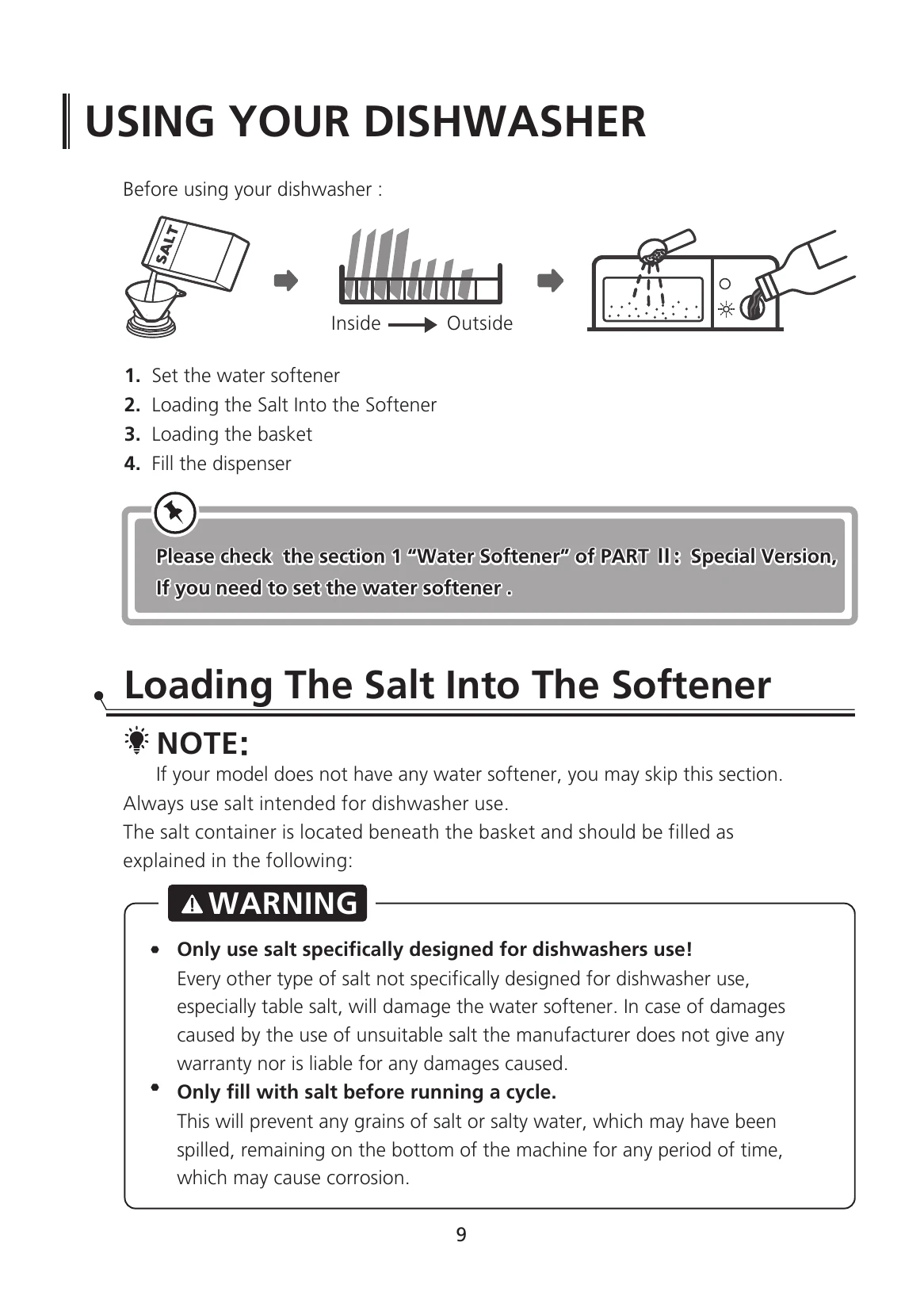 Manual for DTC36610W