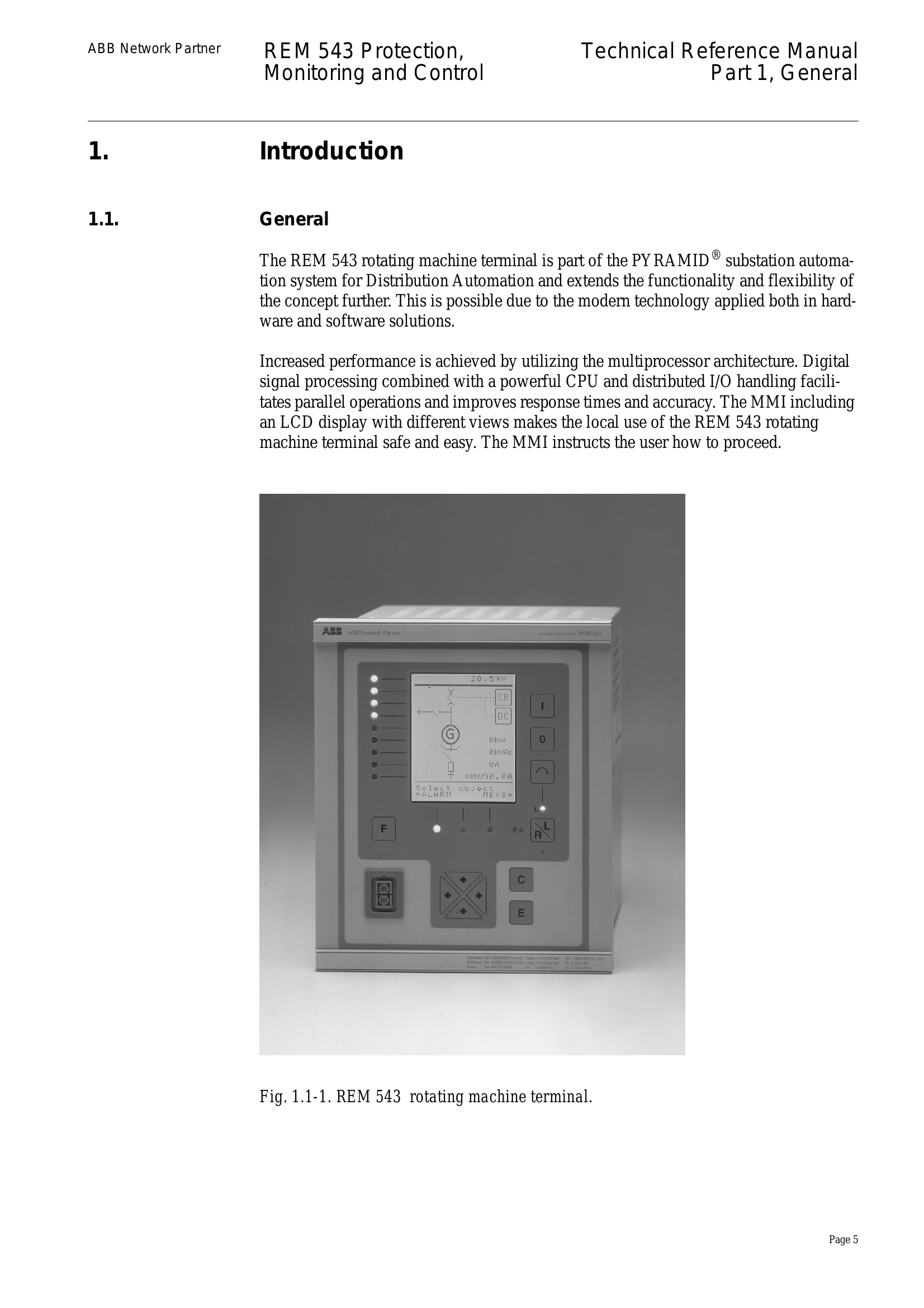 Manual for REM 543