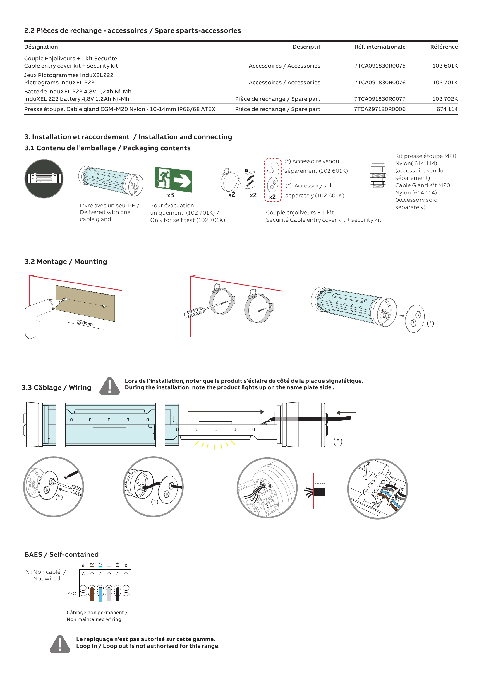 Manual for InduXEL222