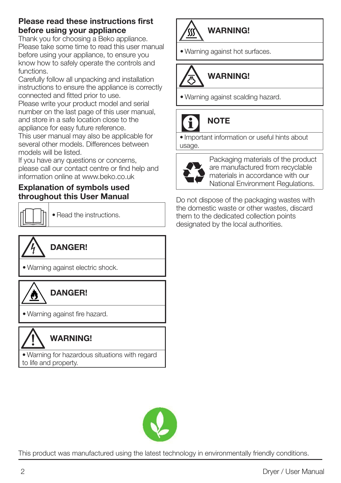 Manual for DTLCE80051W