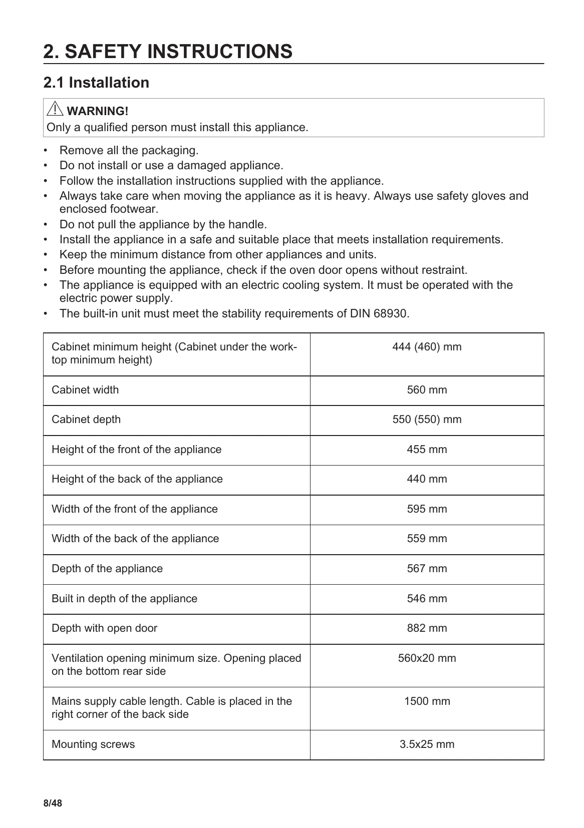 Manual for KME968000M